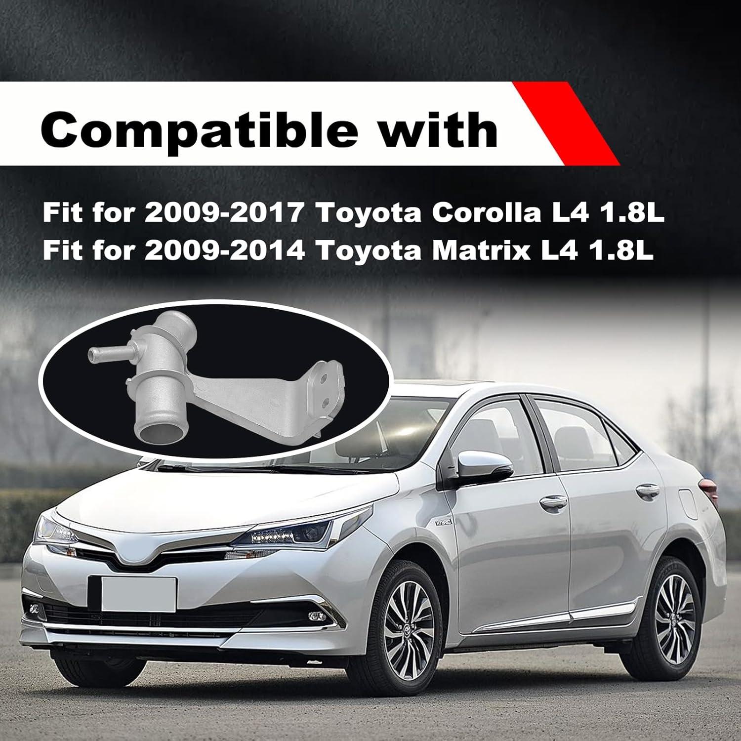 Manguera de salida de agua refrigerante Pleoos para Toyota Corolla 2009-2017