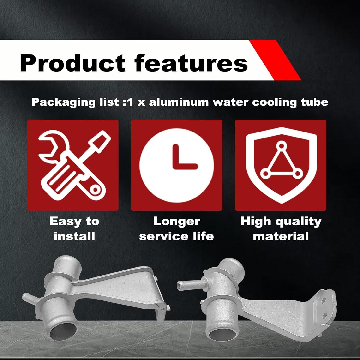 Manguera de salida de agua refrigerante Pleoos para Toyota Corolla 2009-2017