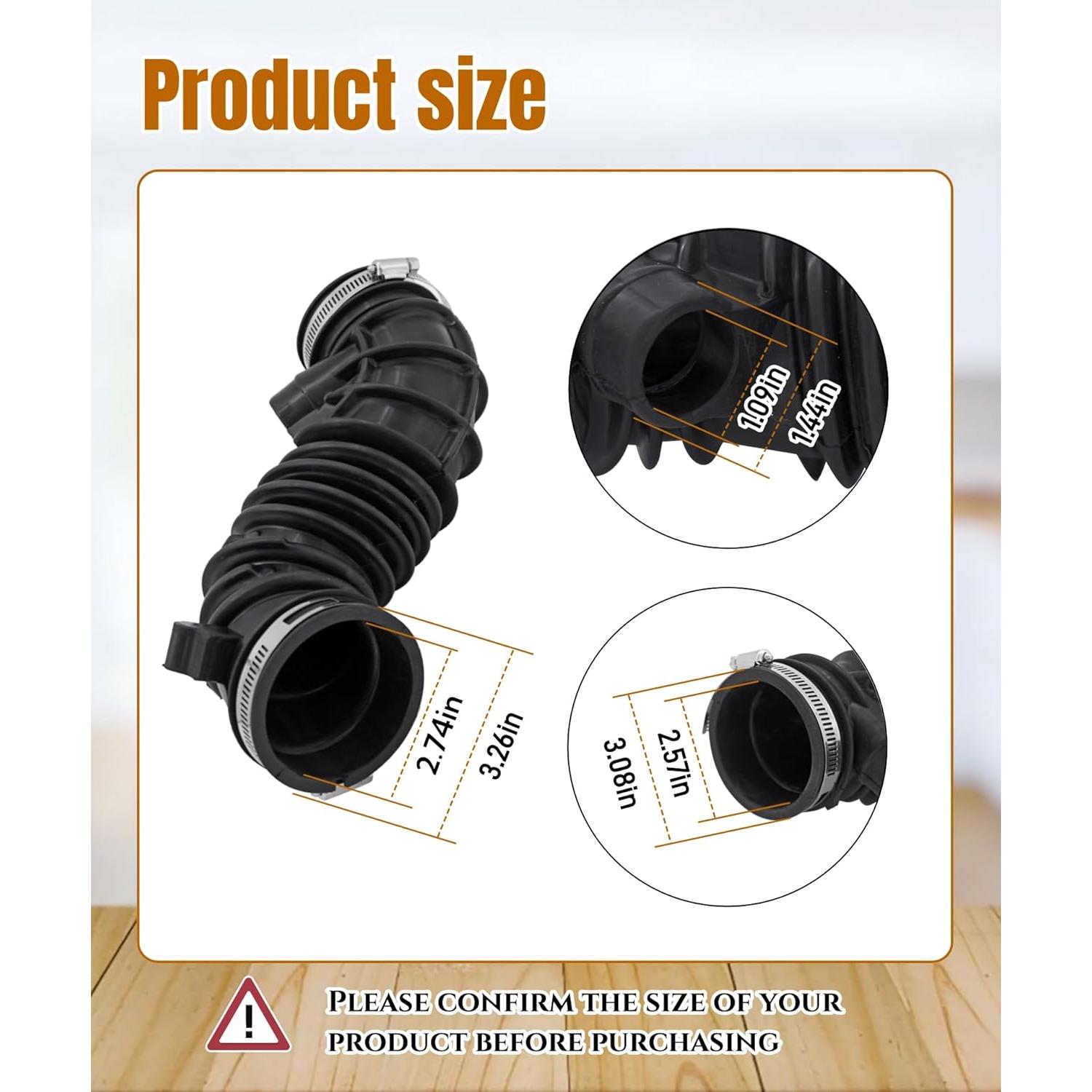 Manguera de entrada de aire Taruimoo 178810D120 para Toyota