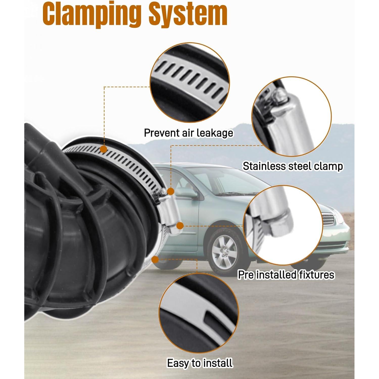 Manguera de entrada de aire Taruimoo 178810D120 para Toyota