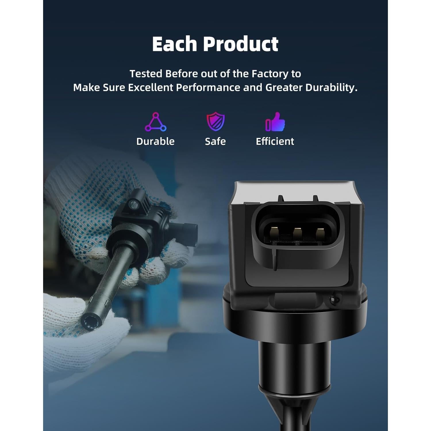 Bobinas de Encendido ECCPP UF848 con Bujías de Iridio para Toyota