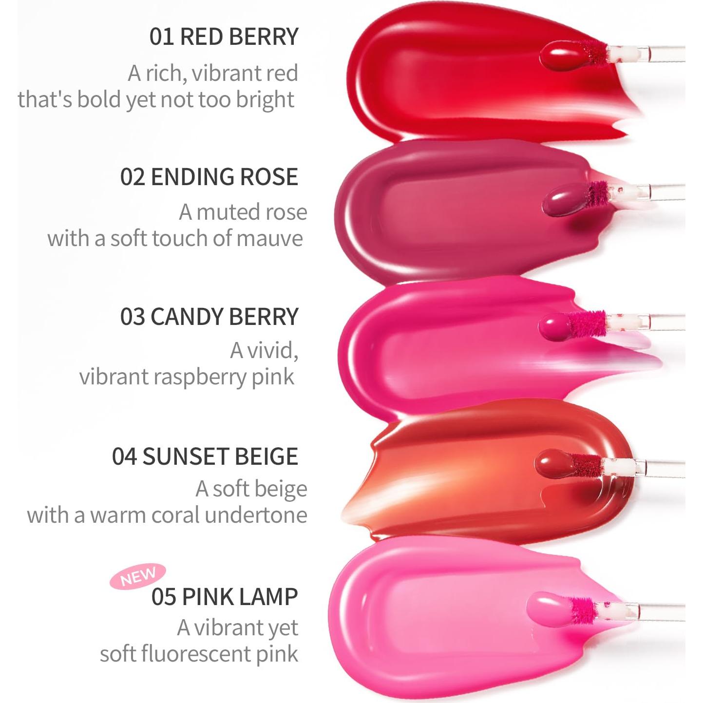 Tinte de Labios Coreano LOVB 05 LÁMPARA ROSA 30g Hidratante