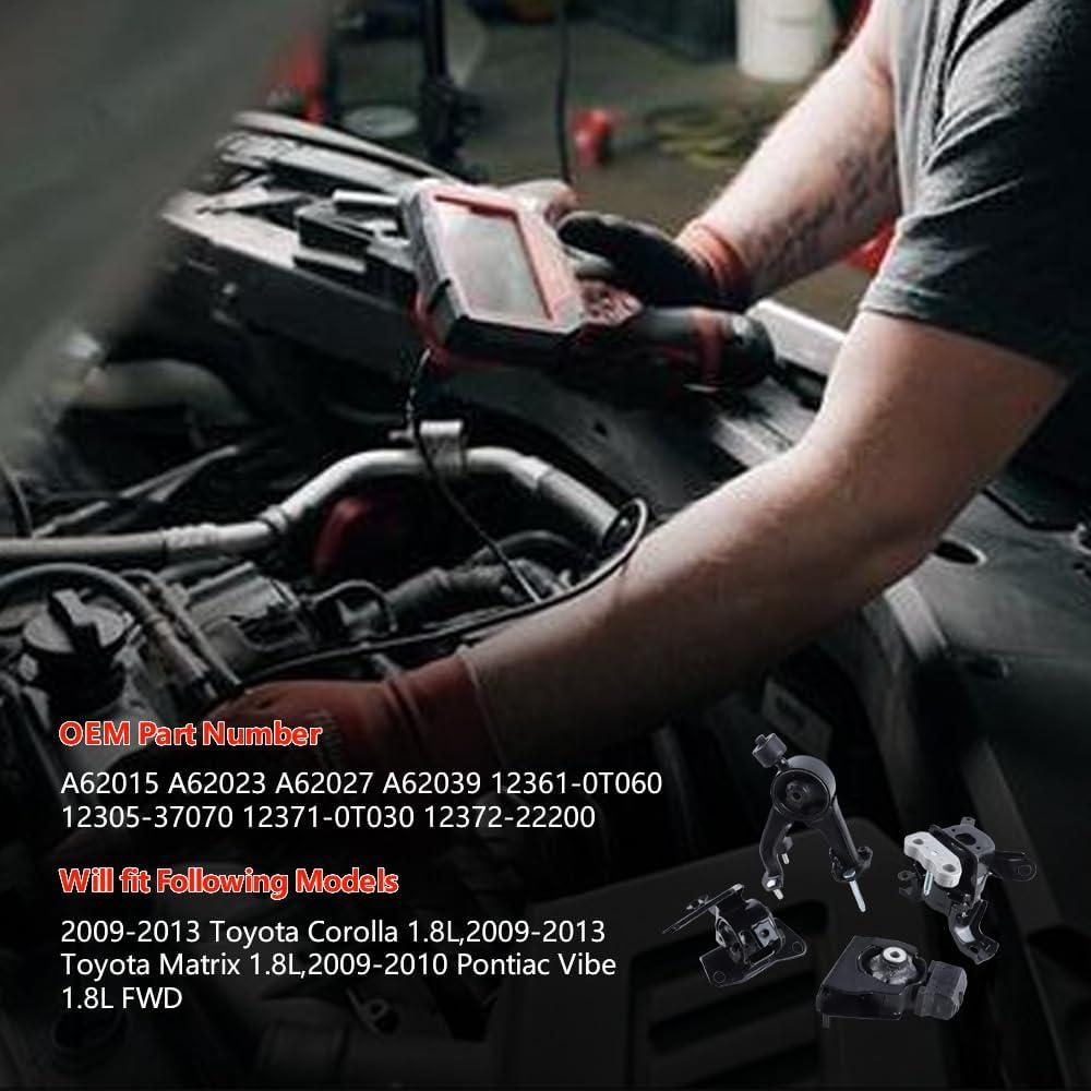 Soporte de Motor ZYFZZDS para Toyota Corolla 1.8L 2009-2013