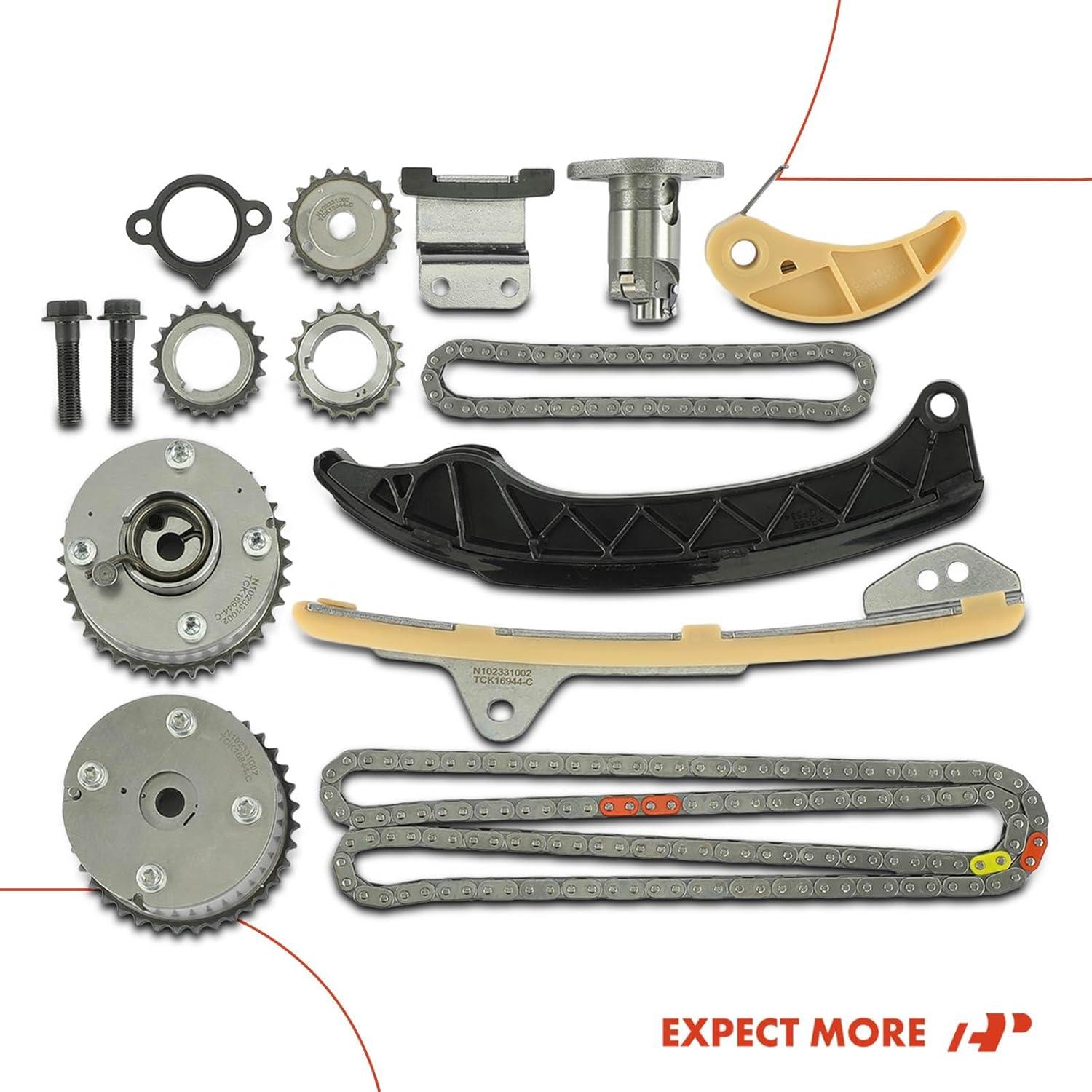 Kit de Cadena de Tiempo A-Premium 12PCS para Toyota y Pontiac