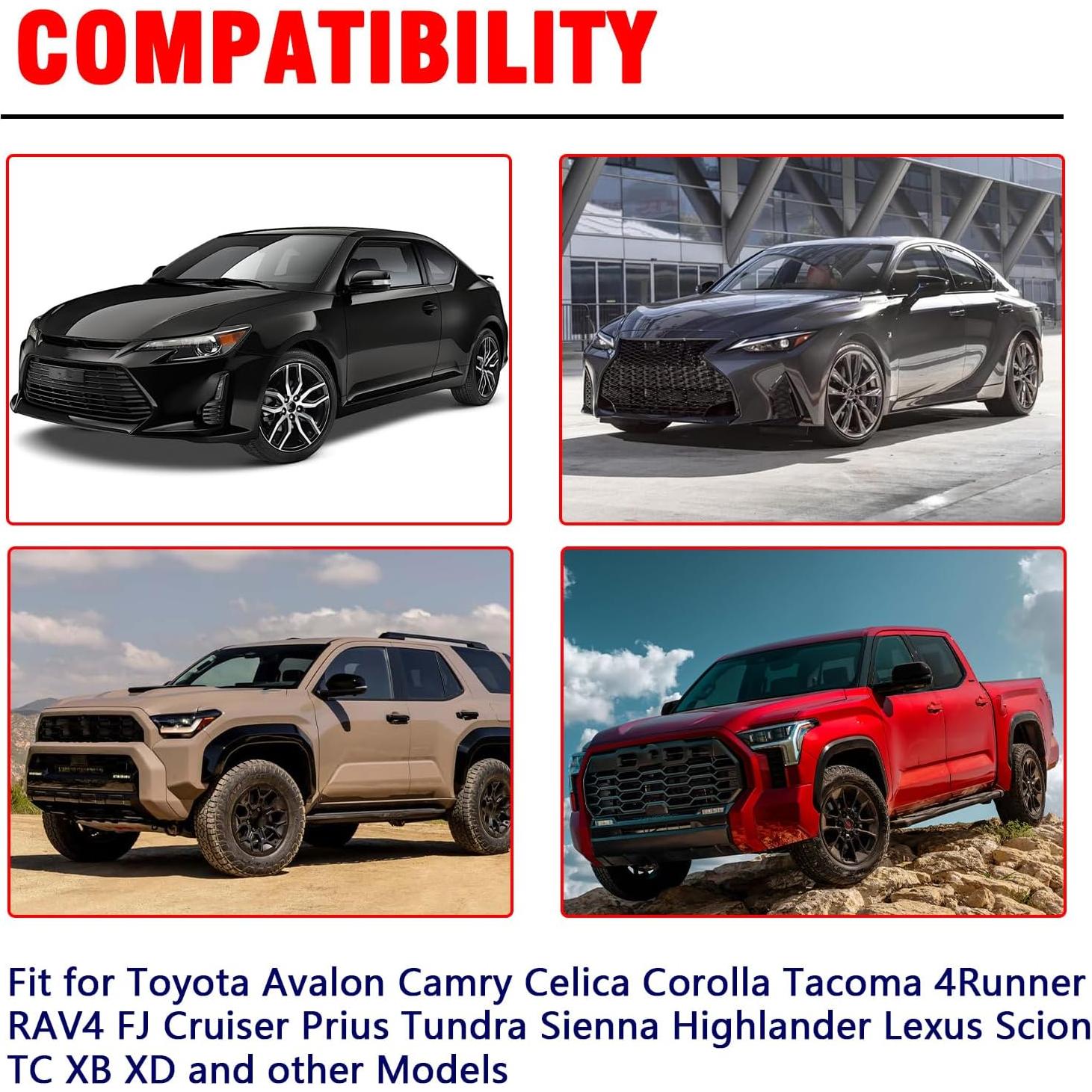 Juntas de Drenaje de Aceite VASTAUTO 24 Pcs Compatibles Toyota Lexus