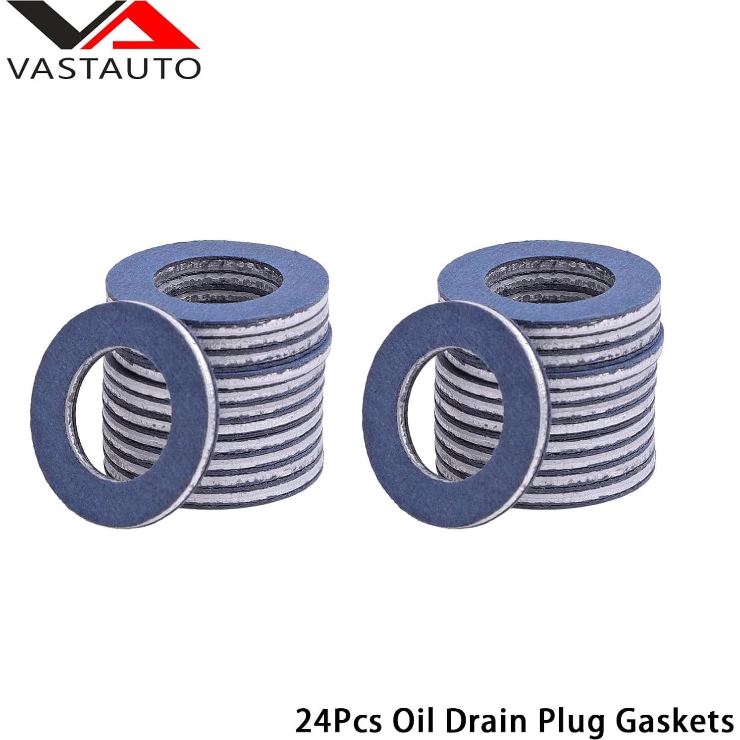 Juntas de Drenaje de Aceite VASTAUTO 24 Pcs Compatibles Toyota Lexus