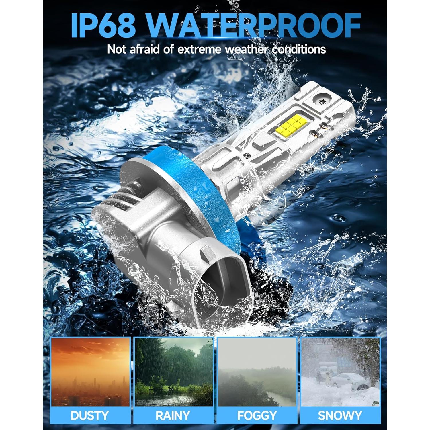 Bombillas de Luz de Niebla ZSTOPCL H11 para Toyota Corolla 2009-2016