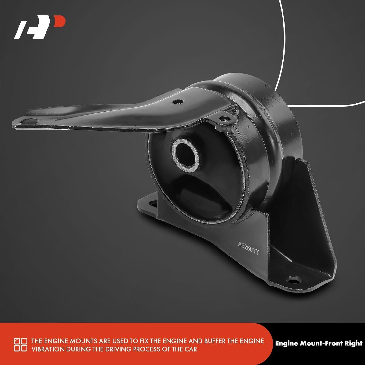 Kit de Montaje Motor y Transmisión A-Premium para Toyota Corolla 1993-1997