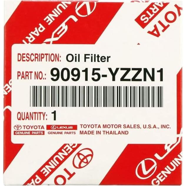 Filtro de Aceite Original Toyota 90915-YZZN1 para Lexus