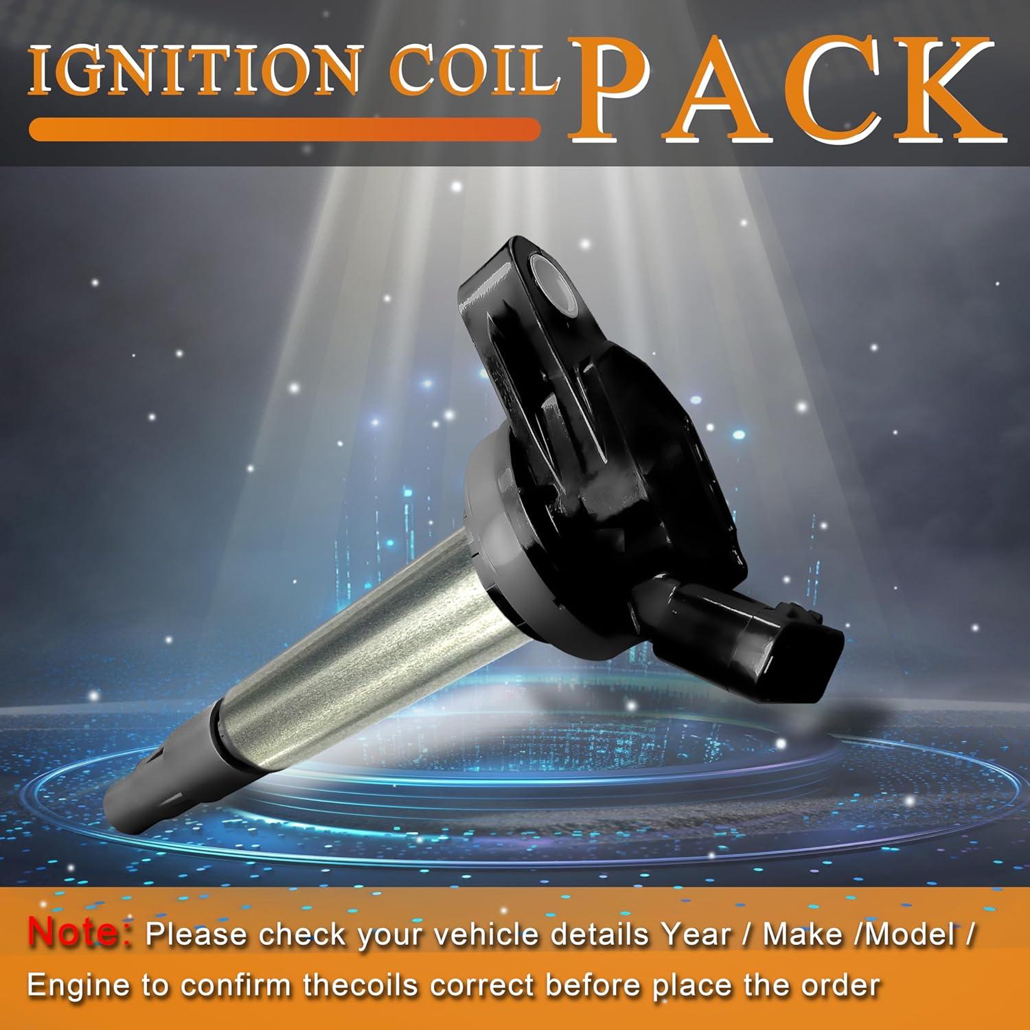 Juego de 4 Bobinas de Encendido FAKAFY para Toyota Corolla