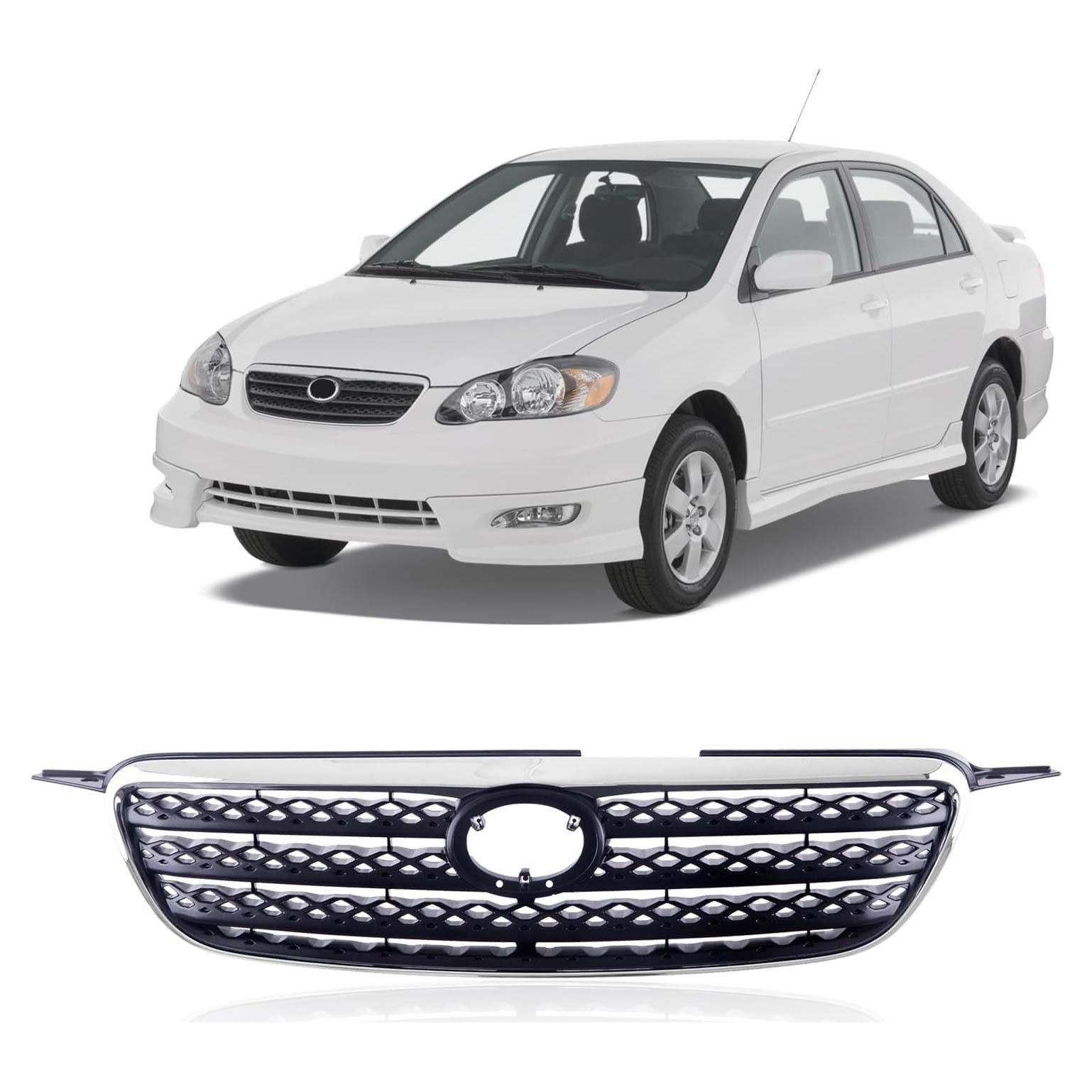 Rejilla Parachoques Frontal CarPartsDepot para Toyota Corolla 2005-2008