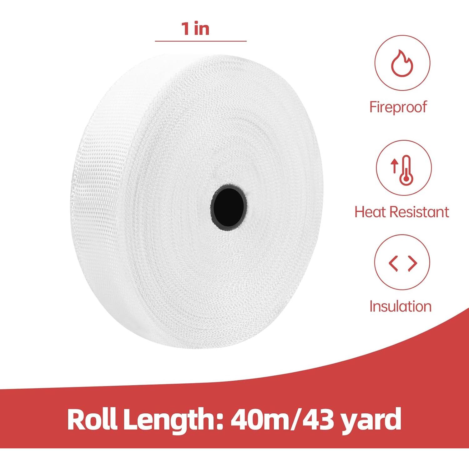 Cinta de Tela de Fibra de Vidrio NEZUIBAN 1" x 39.3 m 6 oz