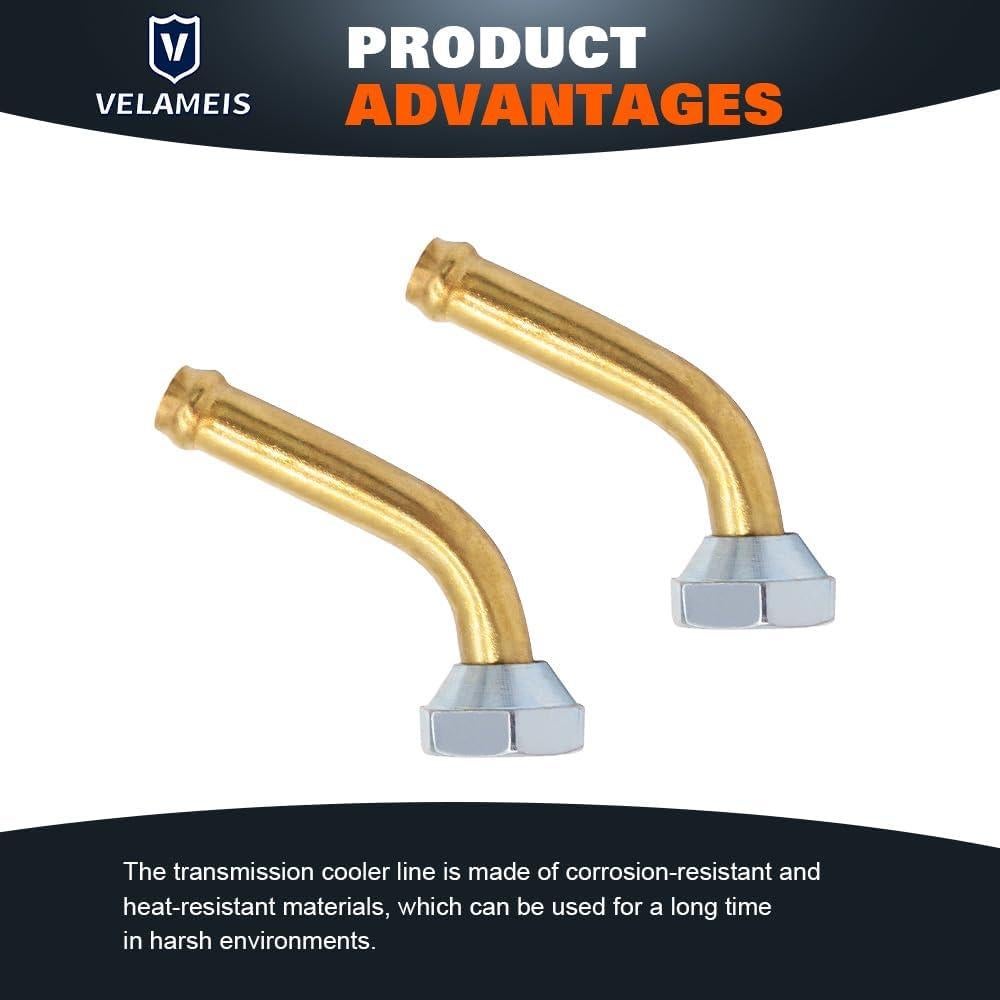 Engine Coolant Radiator Line Quick Connector for Toyota Corolla 1.8 2009-2017,for Toyota Matrix 1.8 2009-2014 Transmission Cooler Oil Tube Connector (0011）