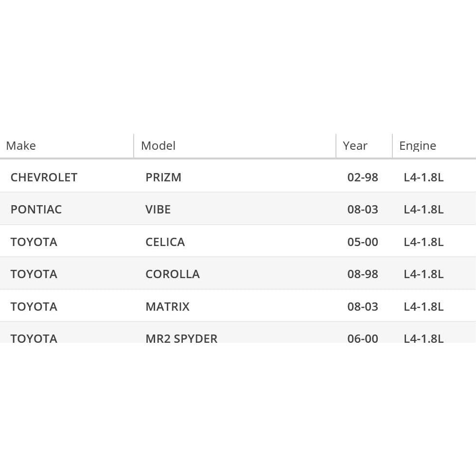 Bomba de Agua OAW T1980 para Toyota Corolla 1.8L 1998-2008