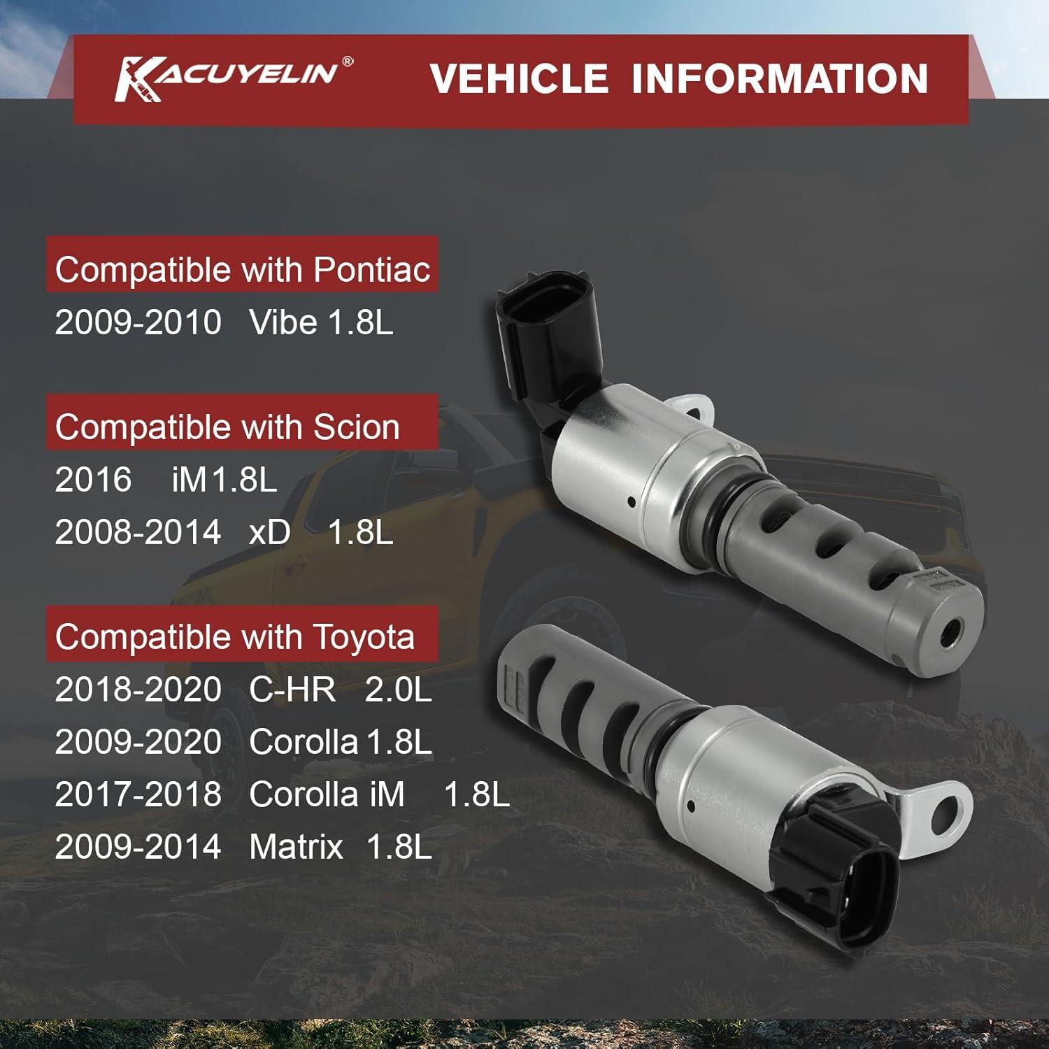Solenoide VVT KacuYelin 917235 917236 para Toyota y Scion