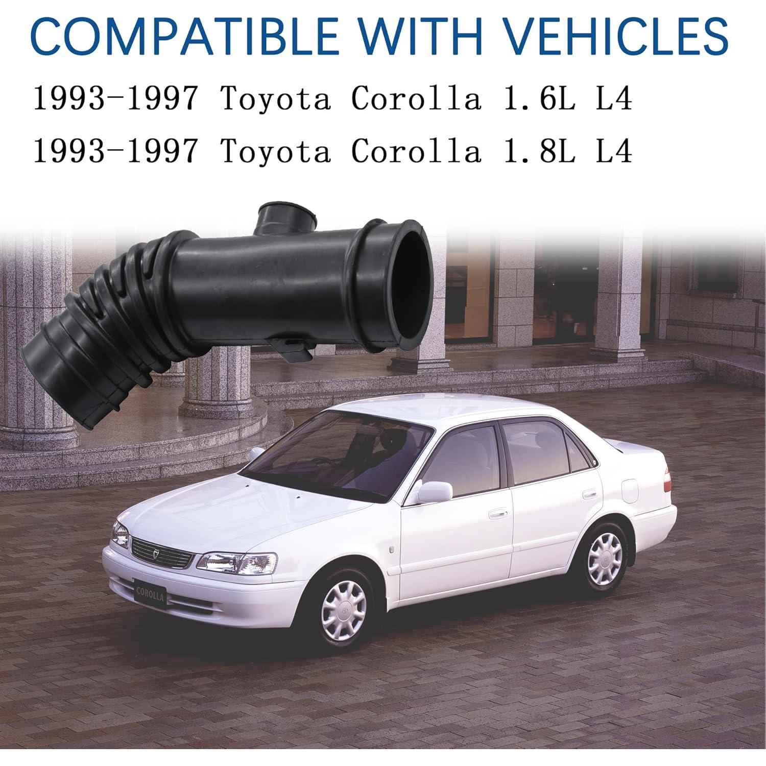 Manguera de entrada de limpiador FIQAPJ para Toyota Corolla 1.6L/1.8L