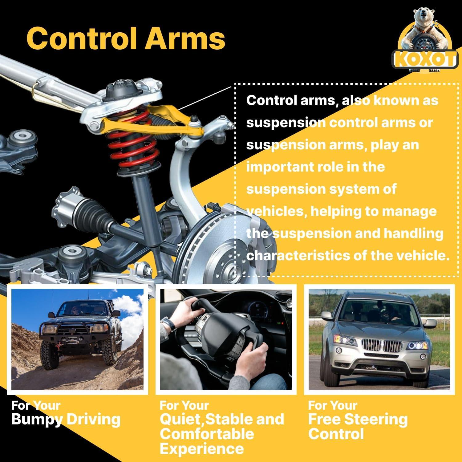 Kit de Suspensión Koxot 12 Piezas para Toyota Corolla 2003-2008