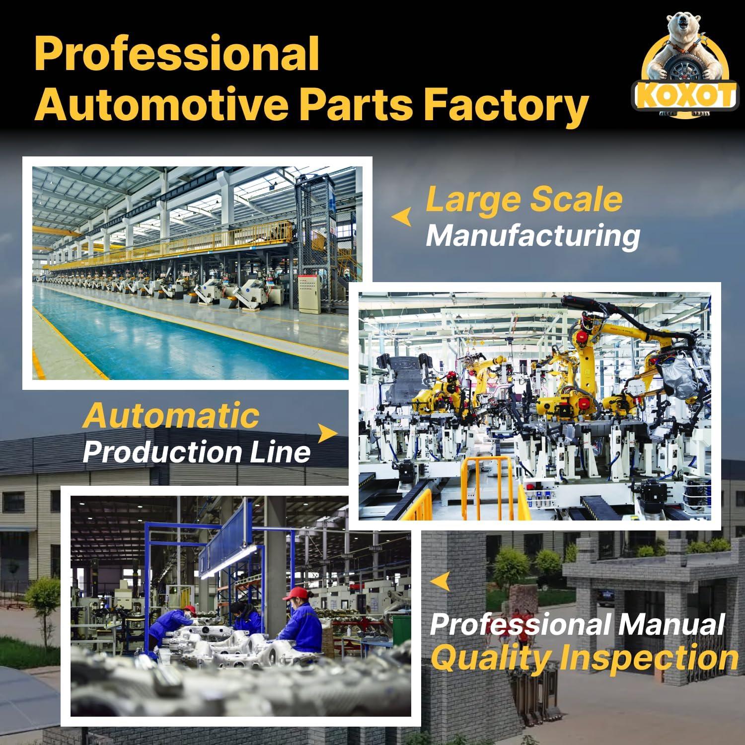 Kit de Suspensión Koxot 12 Piezas para Toyota Corolla 2003-2008