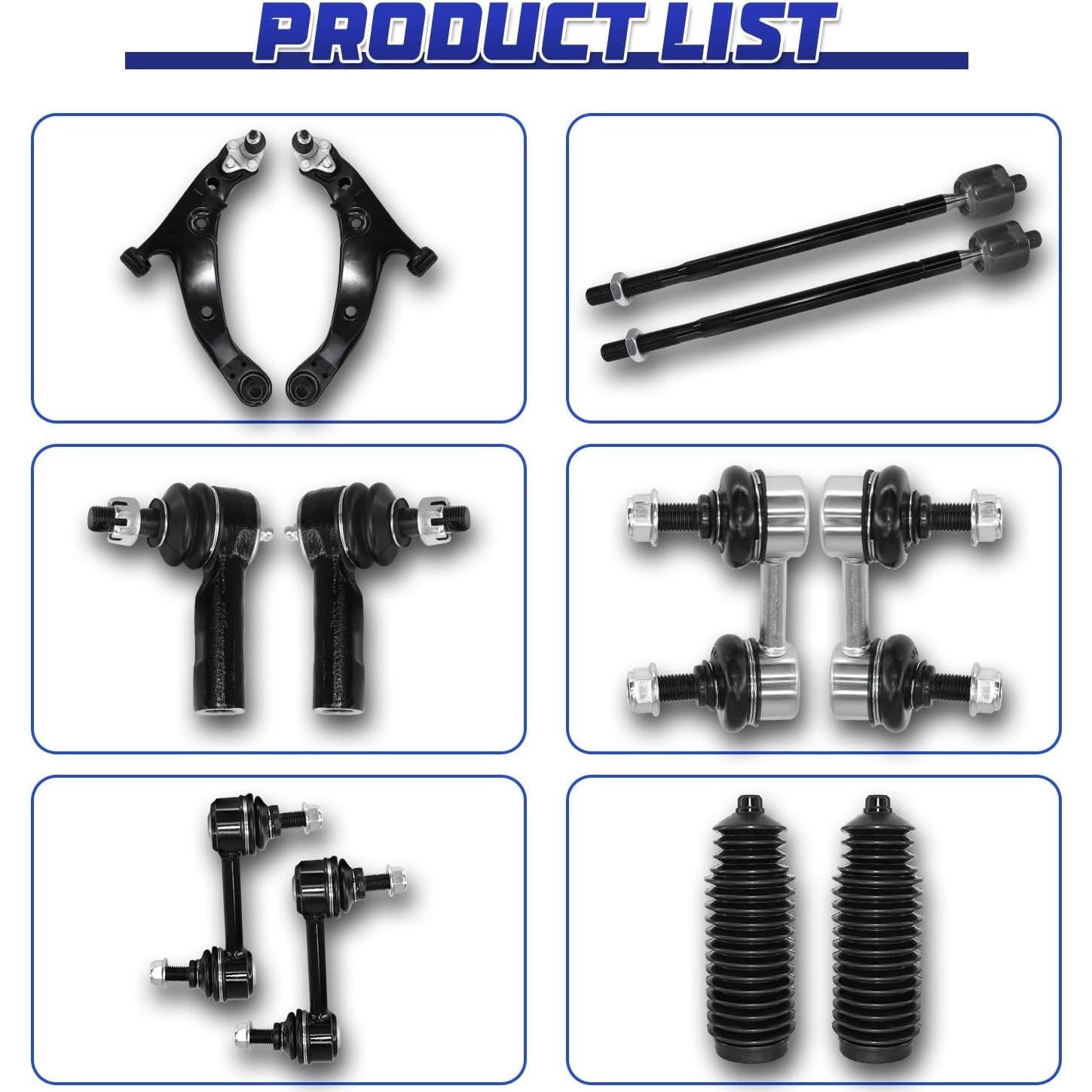 Kit de Suspensión HAWK BROTHER 14PCS para Toyota Corolla 1996-2002