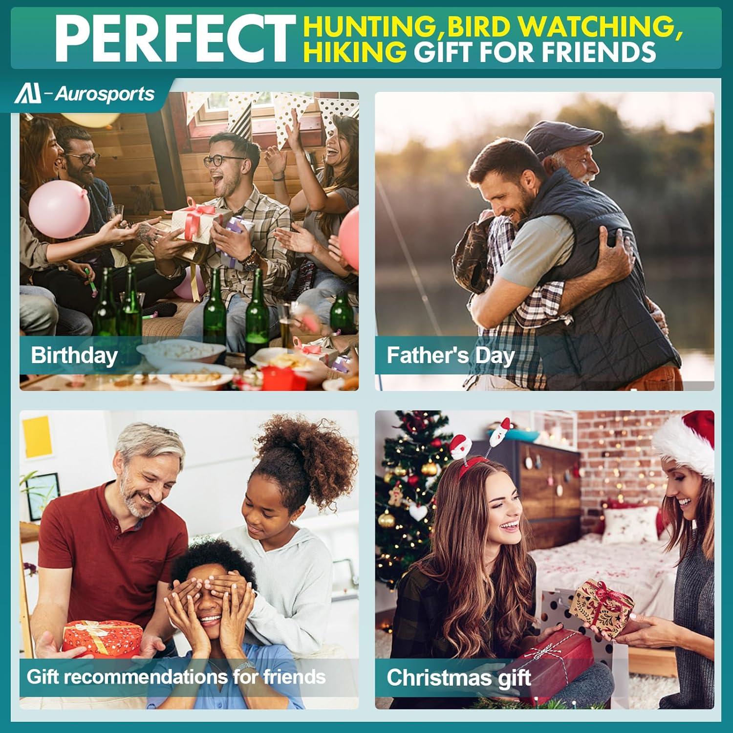 Monóculo Aurosports 10-30x40 Zoom Alta Potencia para Aves