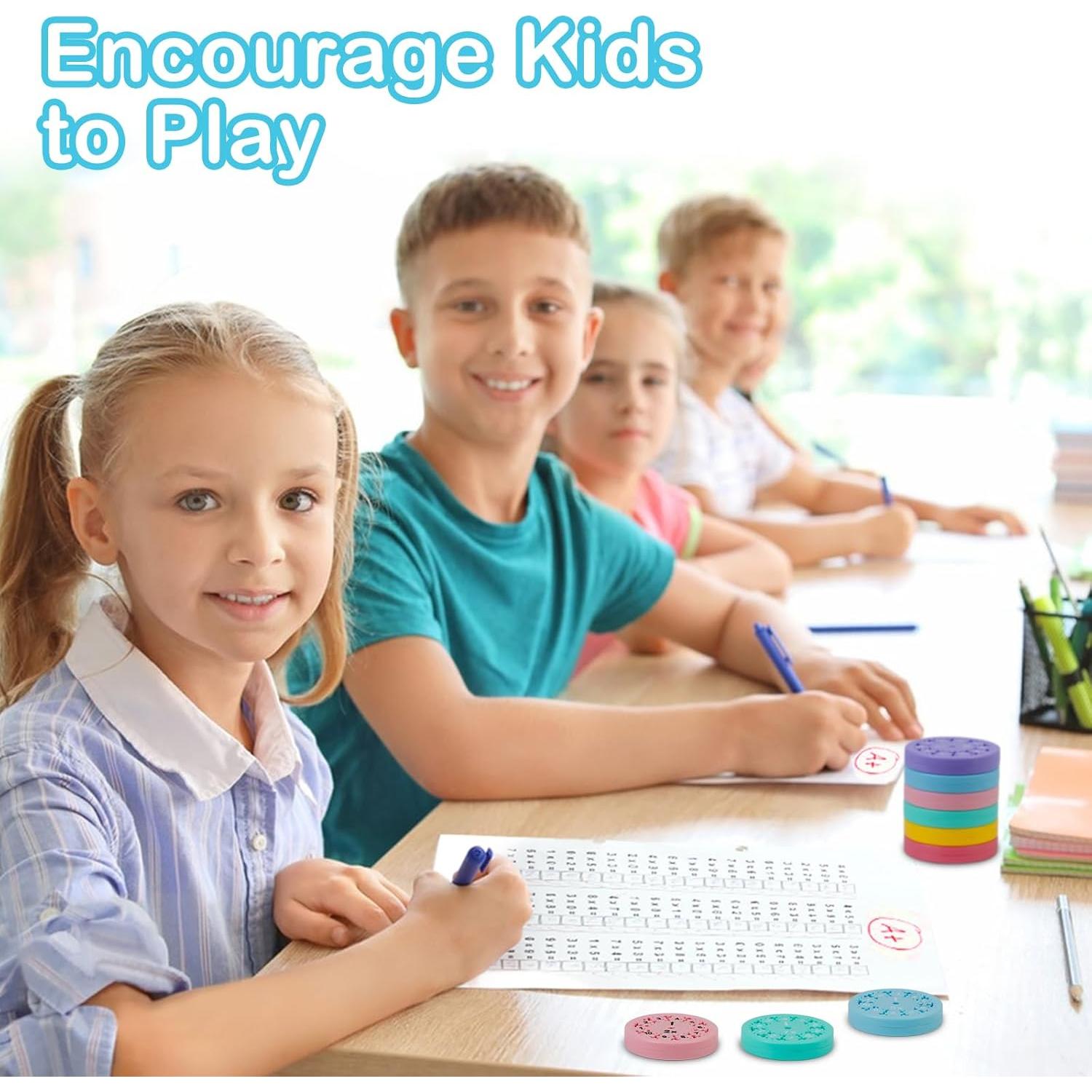 Spinners Antiestrés Matemáticas HonorWin 9 Piezas Multiplicación