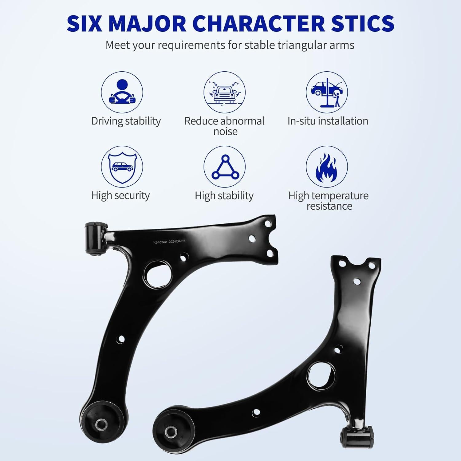 Kit de Suspensión Delantera LCWRGS 10 Piezas Toyota Corolla 2003-2008