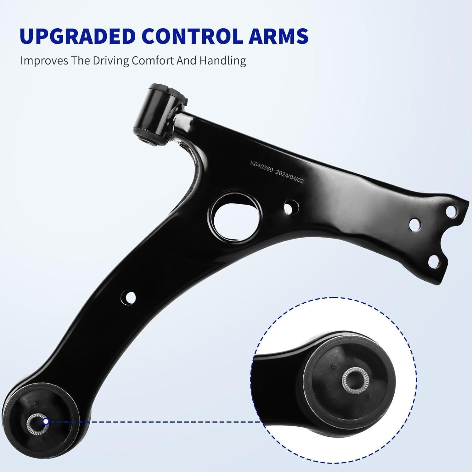 Kit de Suspensión Delantera LCWRGS 10 Piezas Toyota Corolla 2003-2008