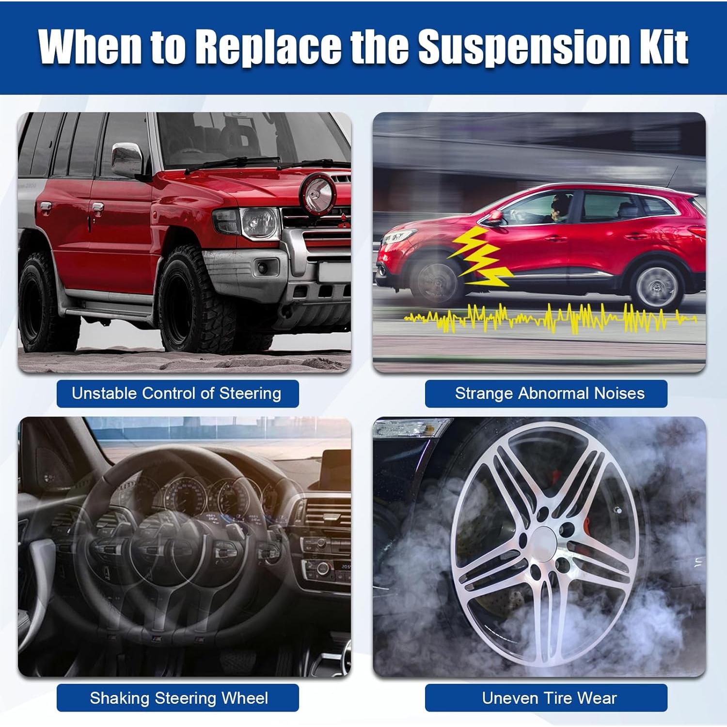 Kit de Suspensión Delantera LCWRGS 10 Piezas Toyota Corolla 2003-2008