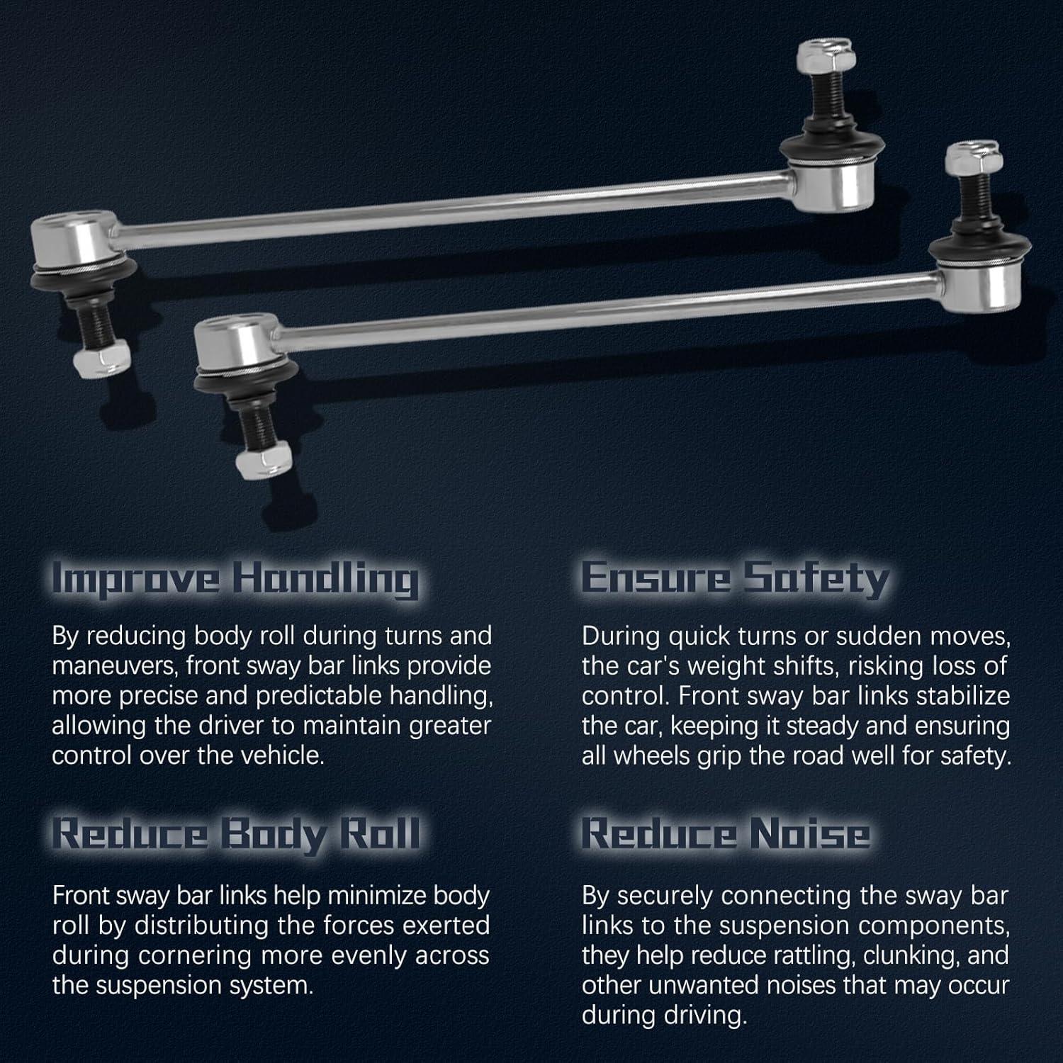 Enlace de barra estabilizadora delantera VINMS K80230 para Toyota