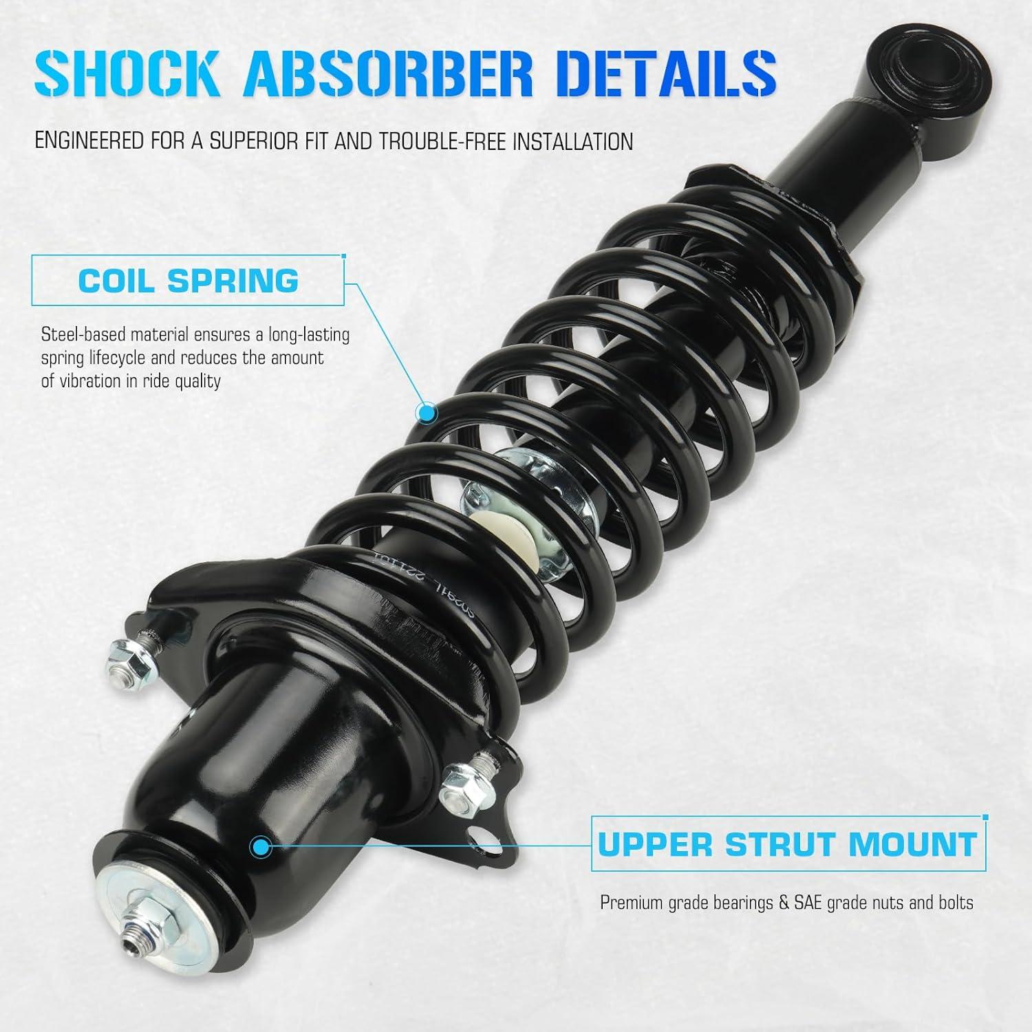 Amortiguadores Traseros ILONPA BUSOK005S para Toyota y Pontiac