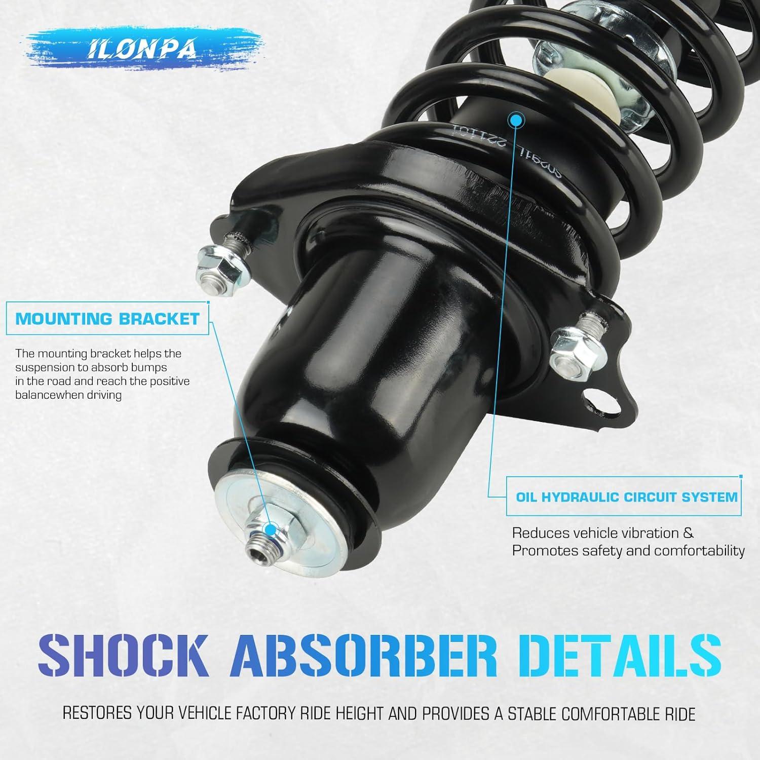 Amortiguadores Traseros ILONPA BUSOK005S para Toyota y Pontiac