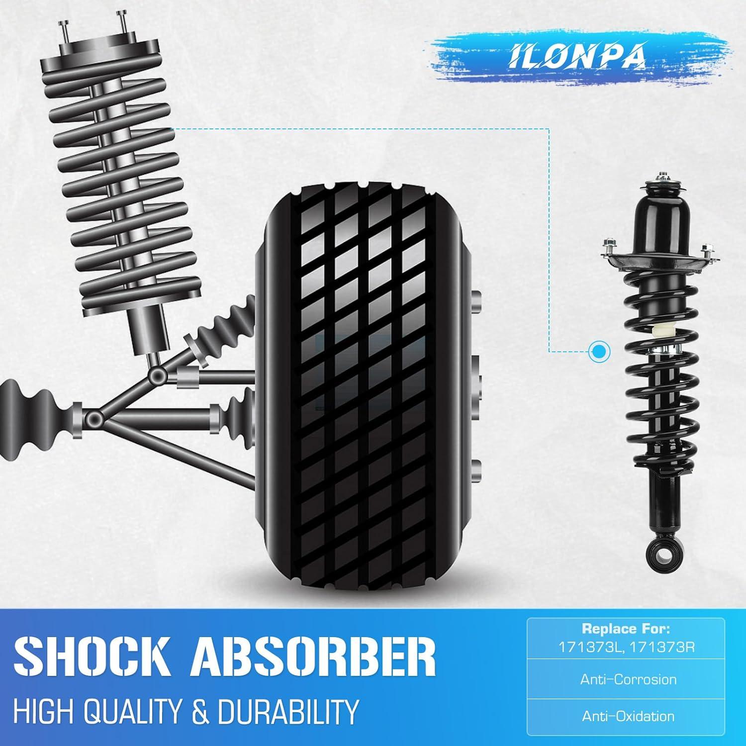 Amortiguadores Traseros ILONPA BUSOK005S para Toyota y Pontiac