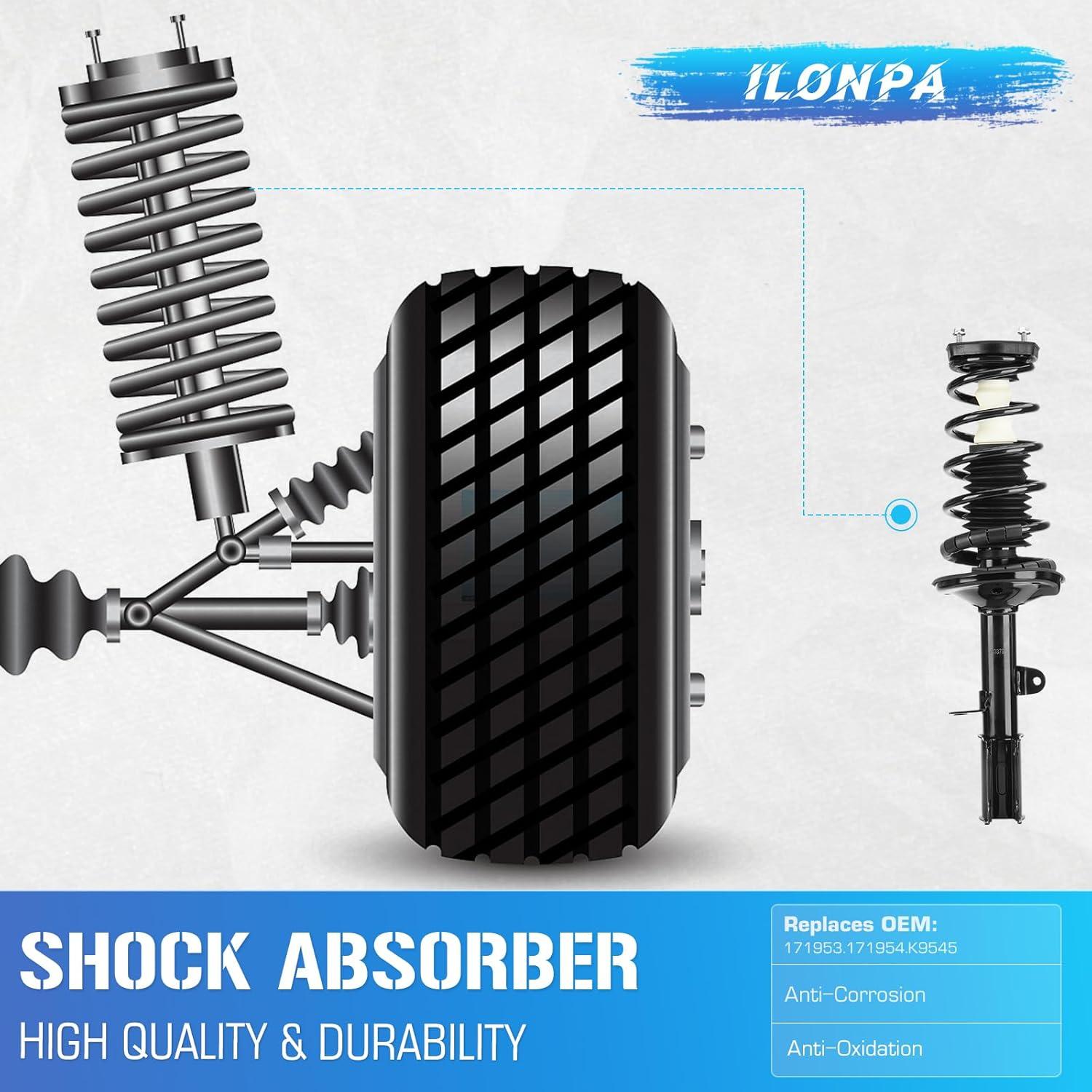 Amortiguadores traseros ILONPA BUSOB029S para Toyota Corolla