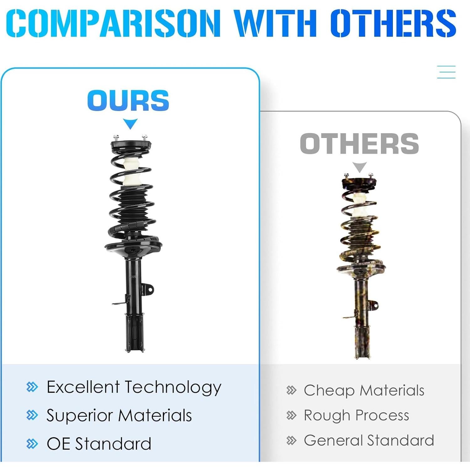Amortiguadores traseros ILONPA BUSOB029S para Toyota Corolla