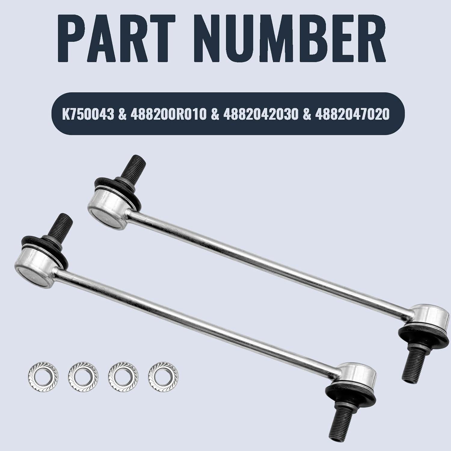 Enlace de barra estabilizadora delantera GFBZS K750043 - 2 piezas