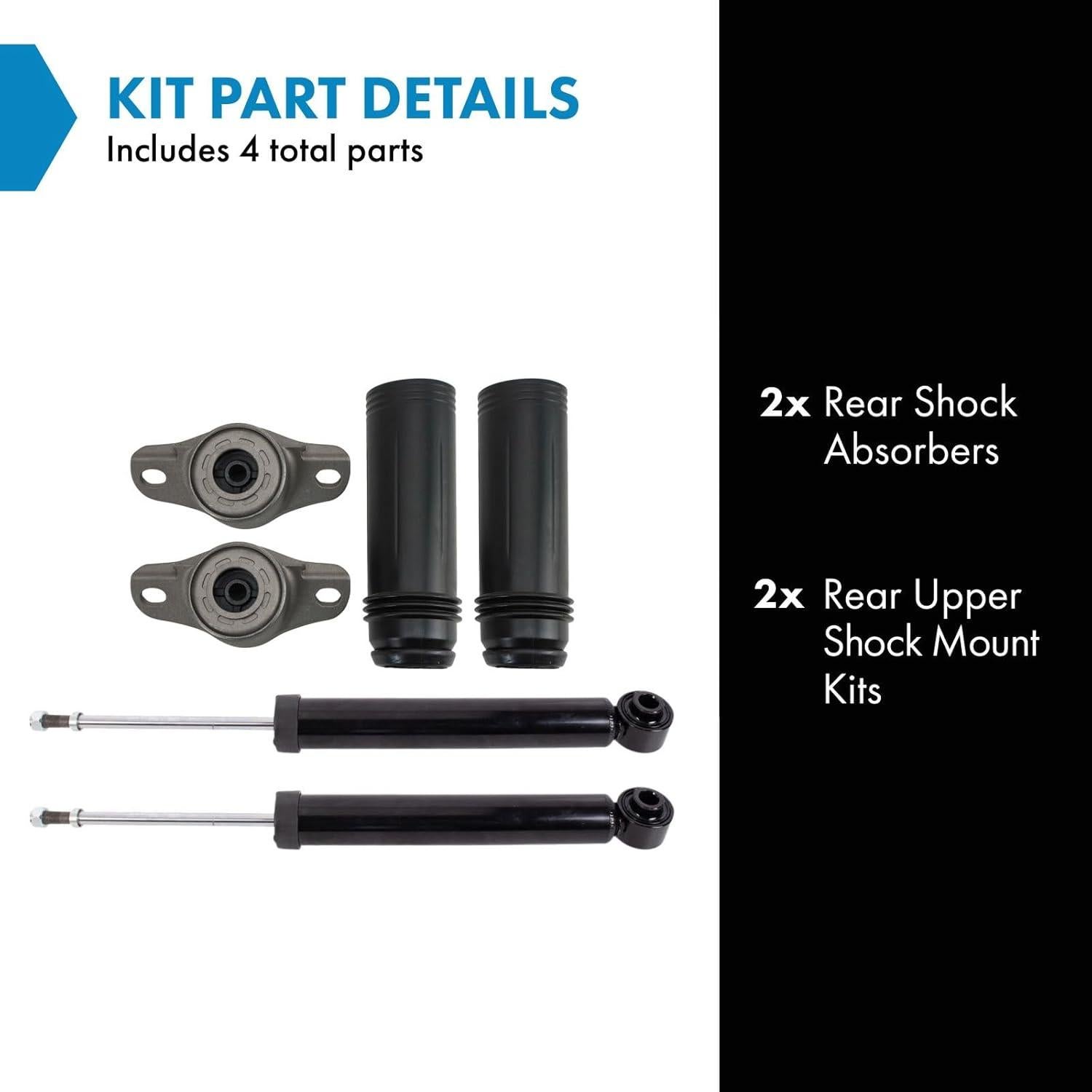 Kit de Suspensión TRQ 4 Piezas para Toyota Corolla y Prius