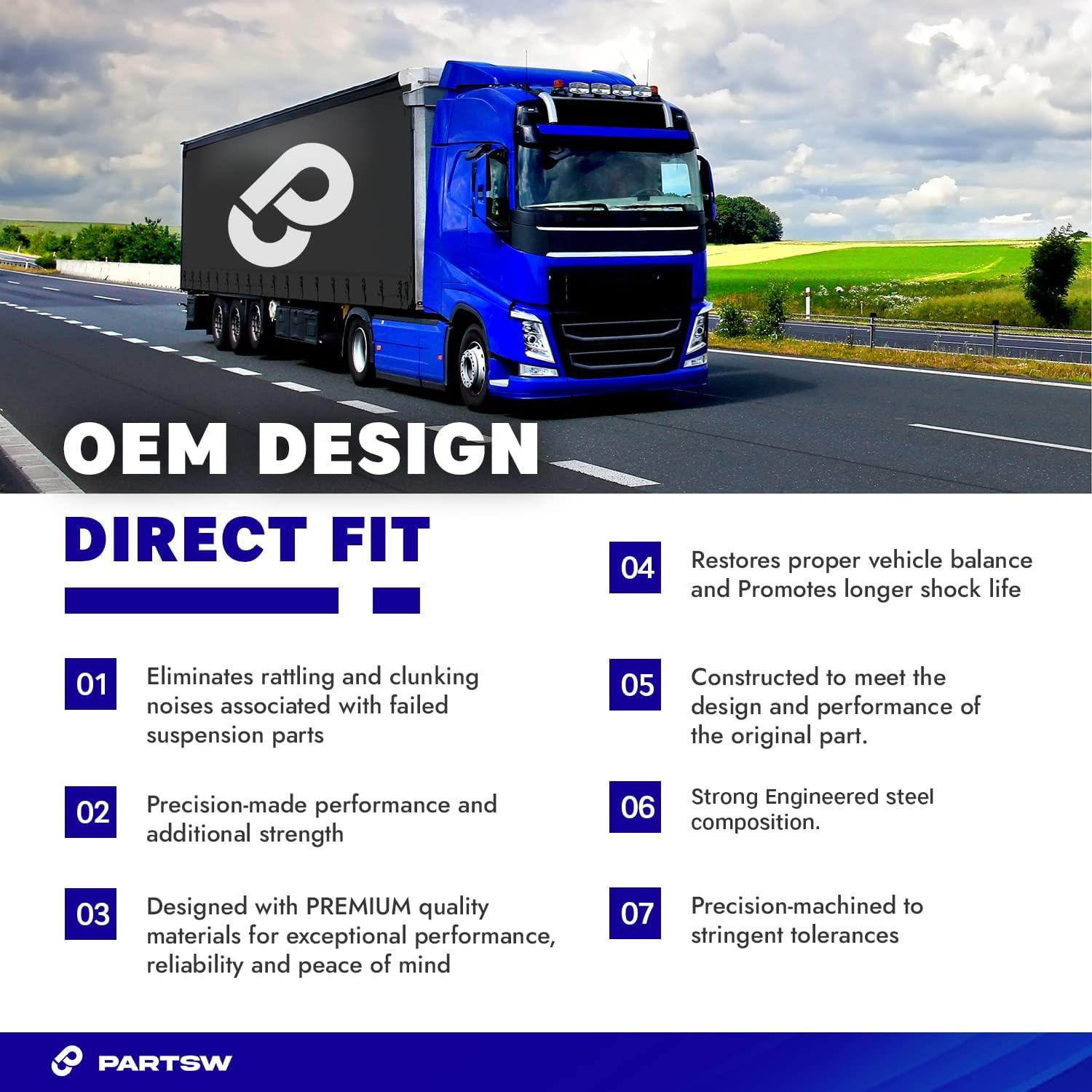 Kit de Suspensión 10 Piezas PartsW para Geo Prizm y Toyota Corolla