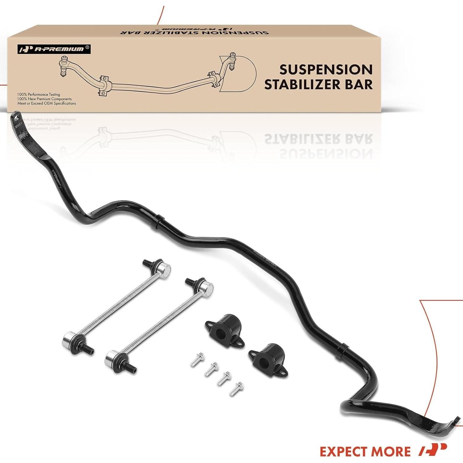 Kit de Enlace de Barra Estabilizadora Delantera A-Premium 24mm