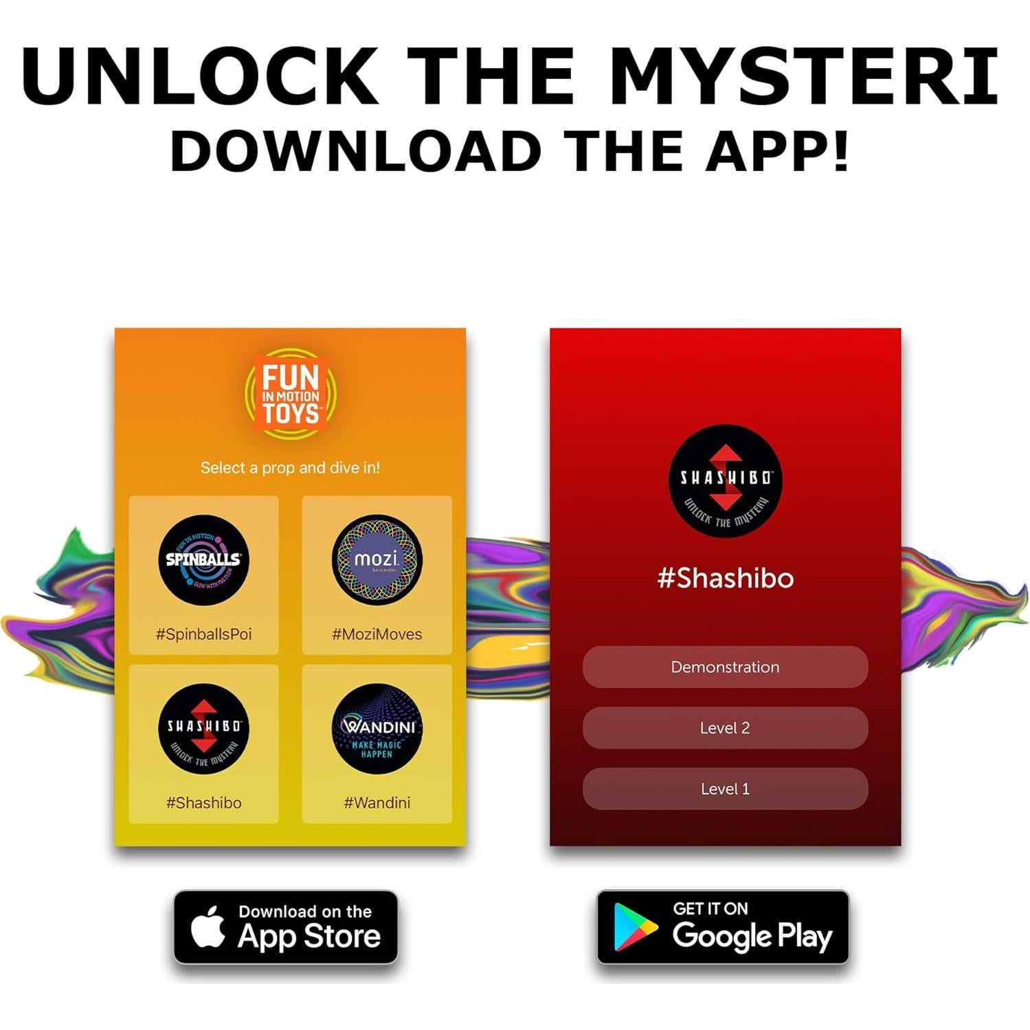 SHASHIBO Cubo Antiestrés Fun in Motion - 36 Imanes - 70 Formas