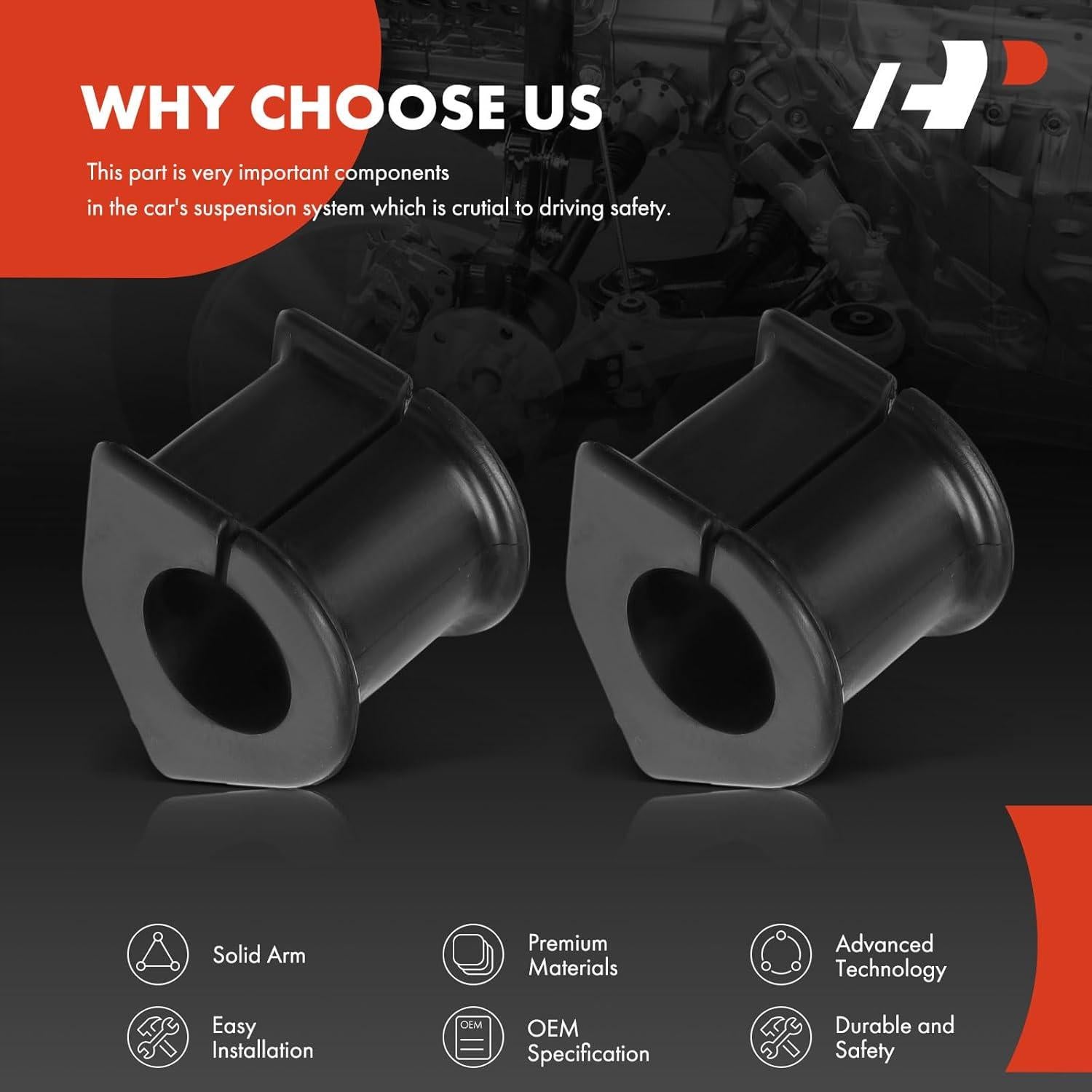 Kit de Bujes de Barra Estabilizadora A-Premium para Toyota Corolla 1993-1997