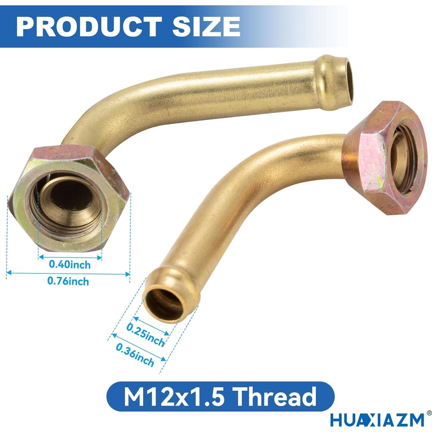 Conector de aceite enfriador transmisión HuaxiaZM M12x1.5