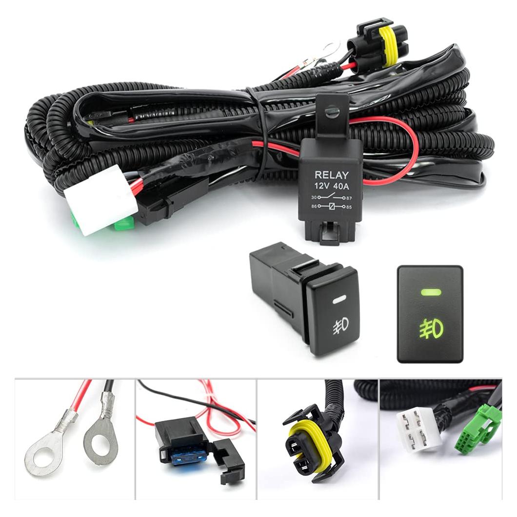 Kit de Arnés de Cableado de Faro Antiniebla Toyota H11 H8