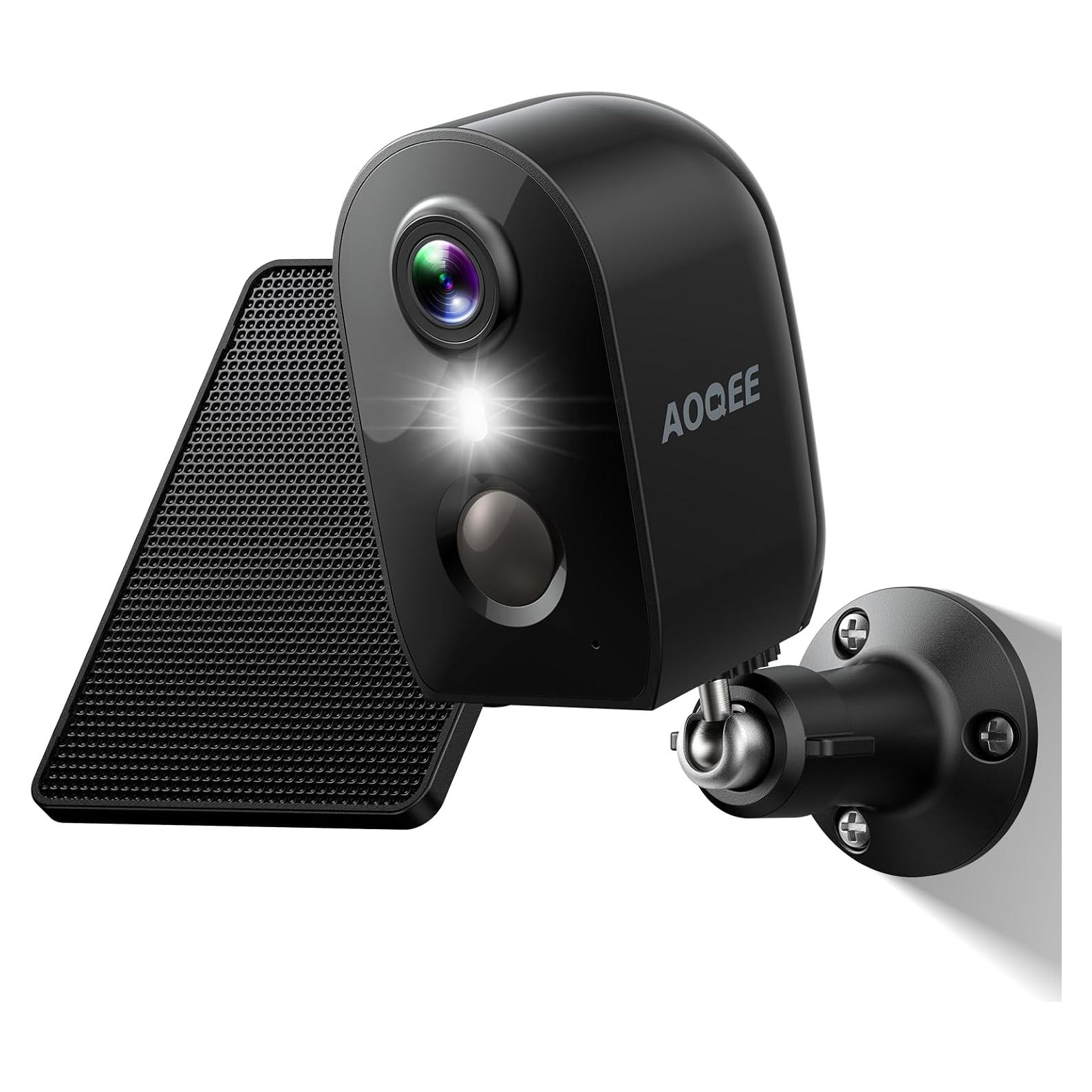 Cámara Solar Inalámbrica AOQEE Y8 2K con Detección PIR