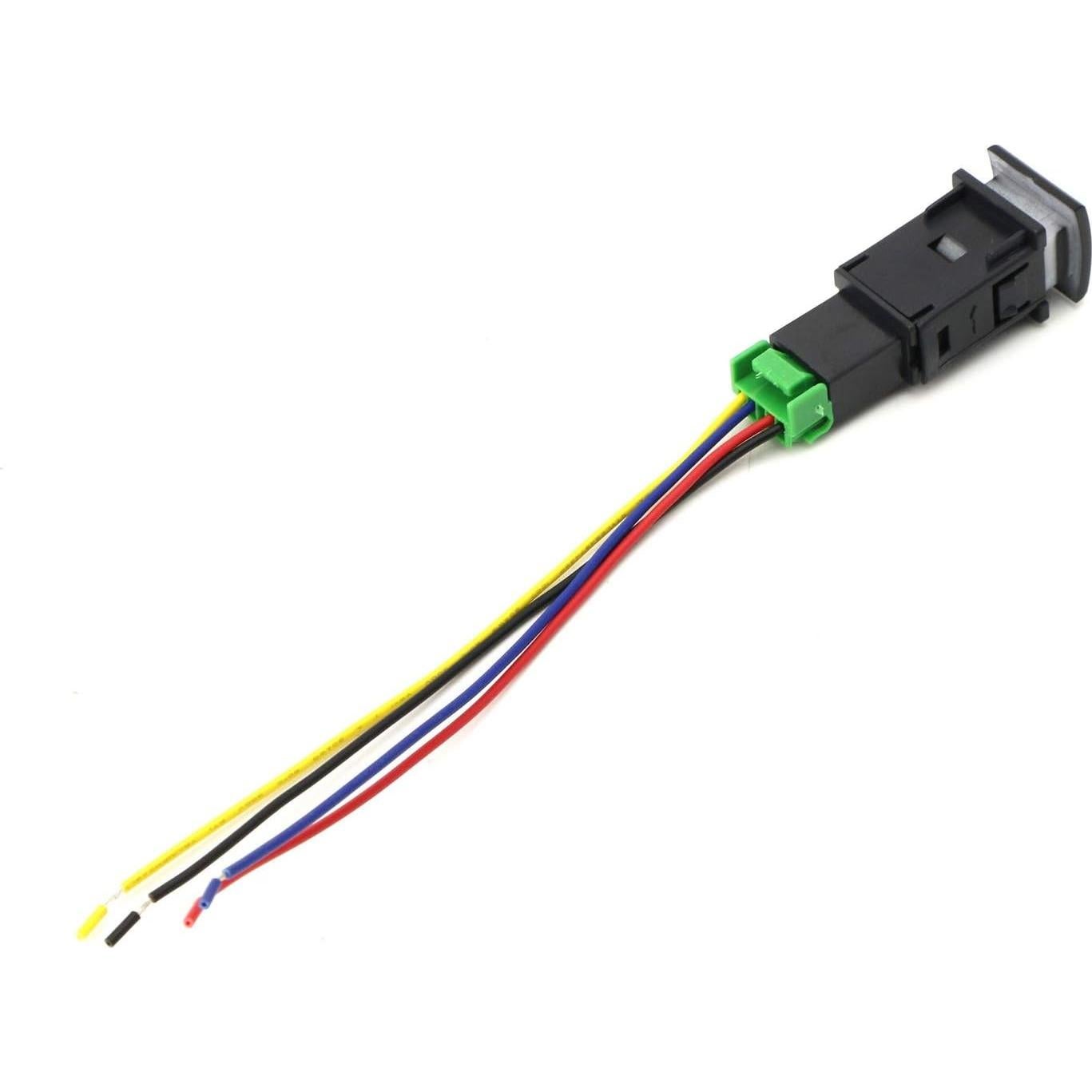 Interruptor de Botón 4 Polos 12V iJDMTOY para Toyota Camry/Corolla