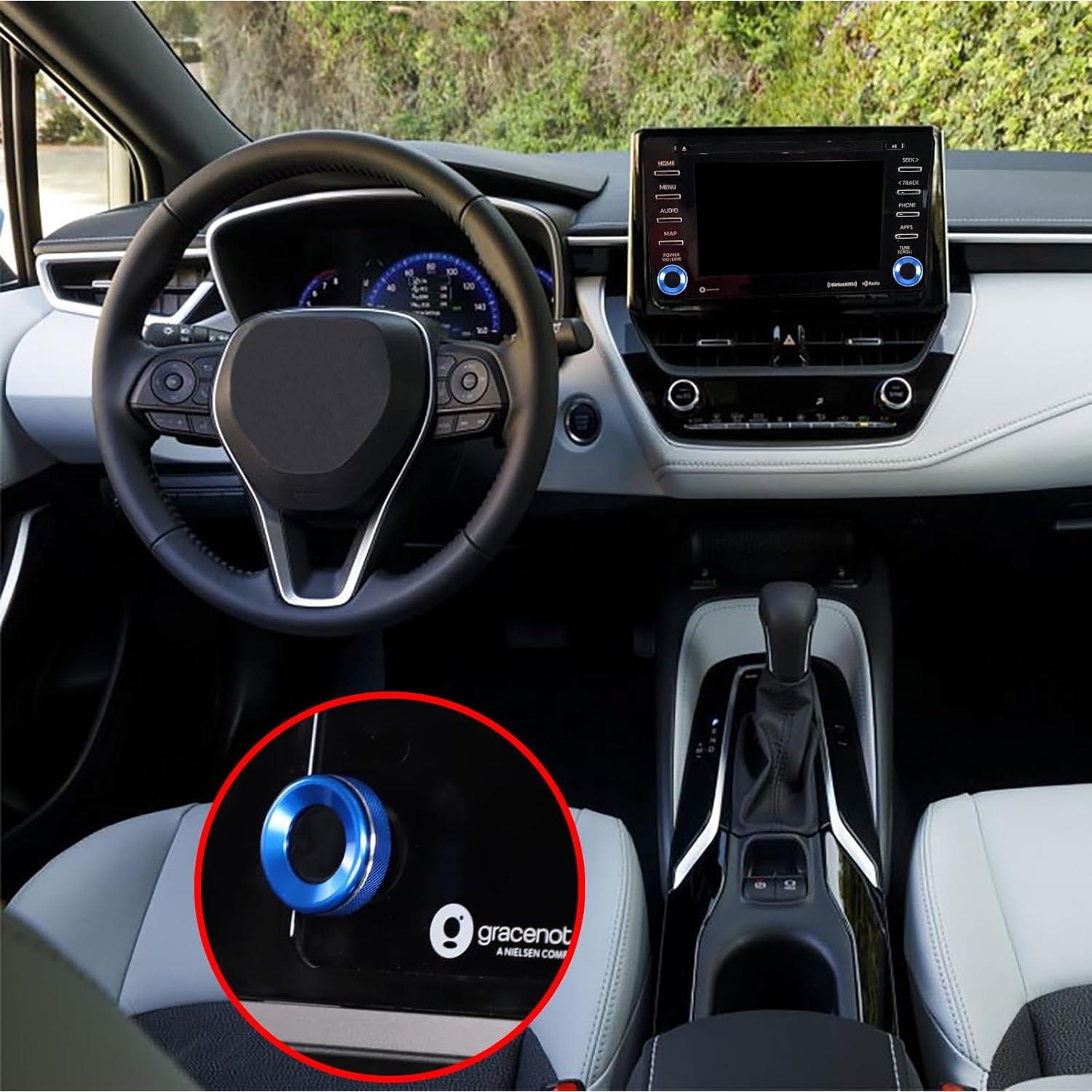 Controles de Pantalla Táctil Azul para Toyota C-HR/Camry 8"/7"