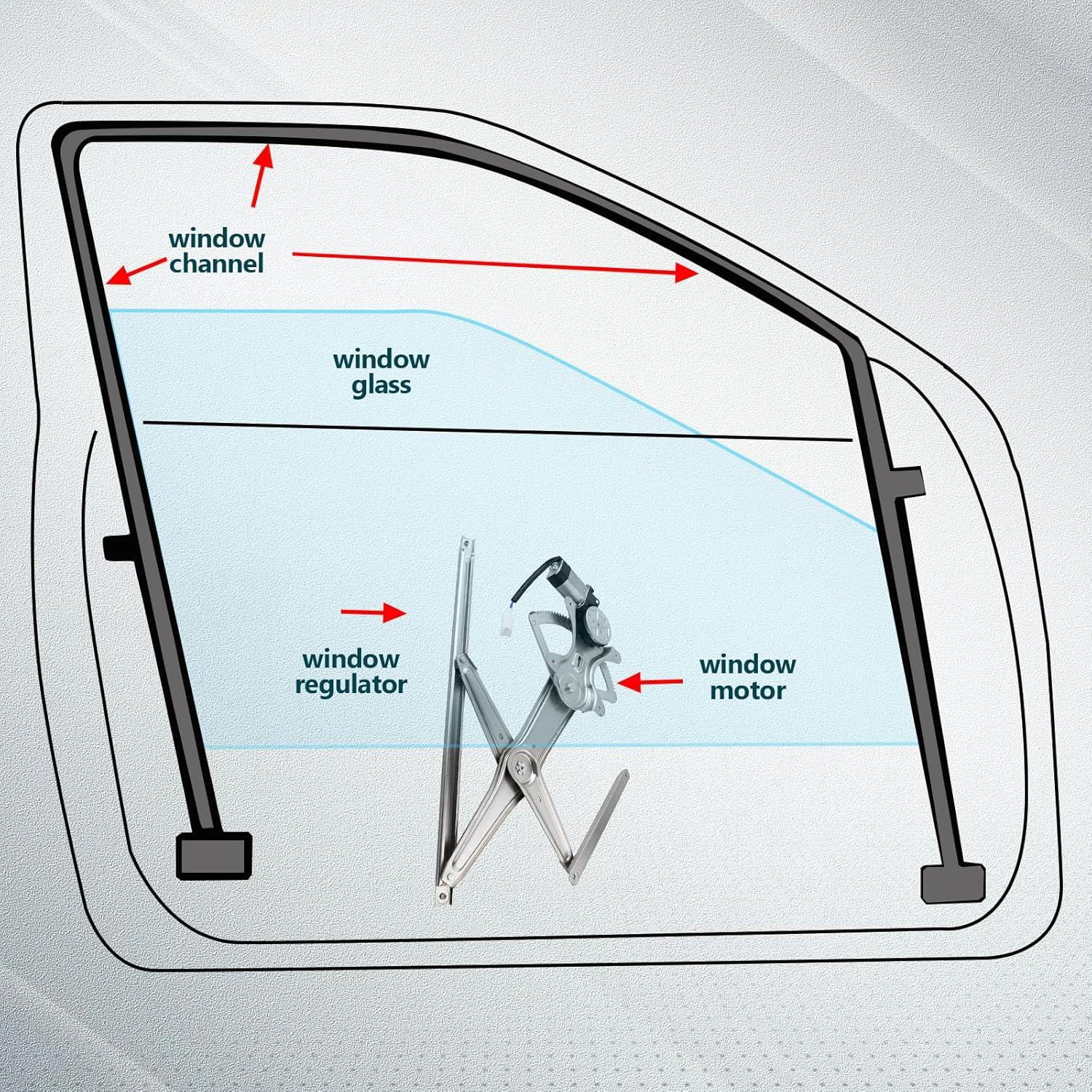 Regulador de Ventana Eléctrica FINDAUTO Toyota Corolla 2003-2008