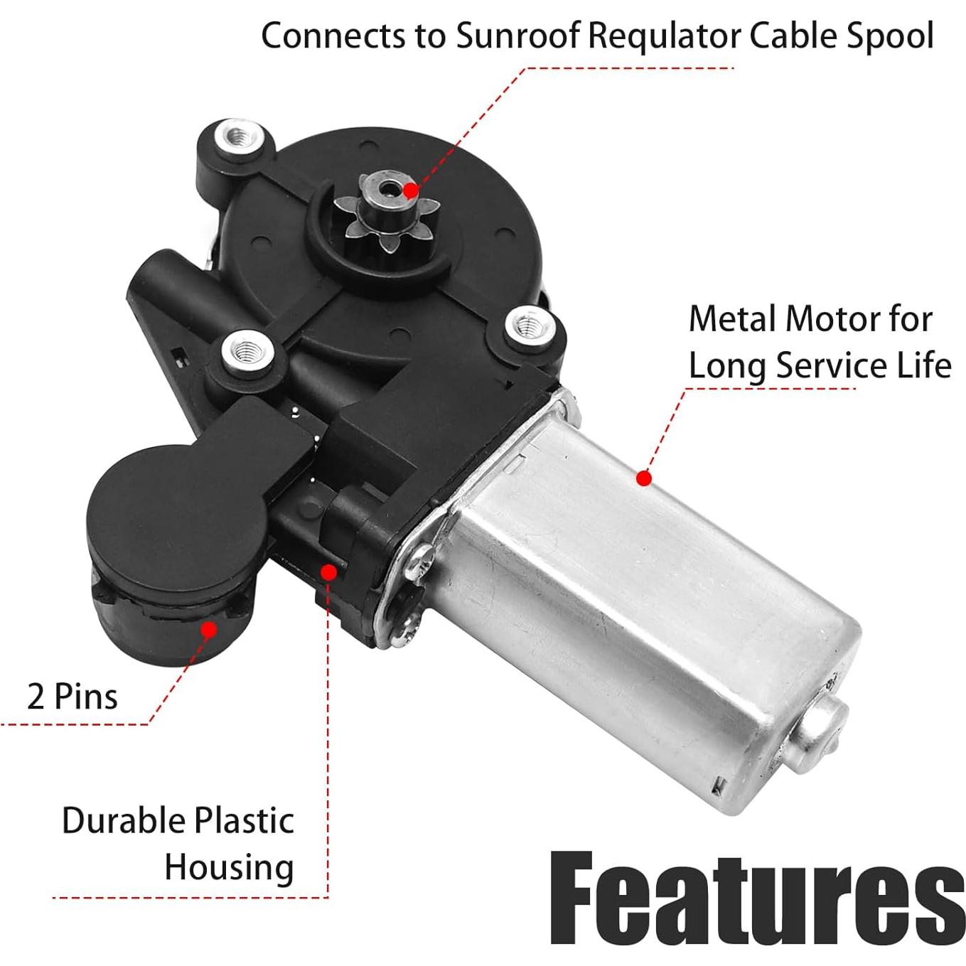 Motor Elevación Ventana Eléctrico Toyota Highlander 2001-2007