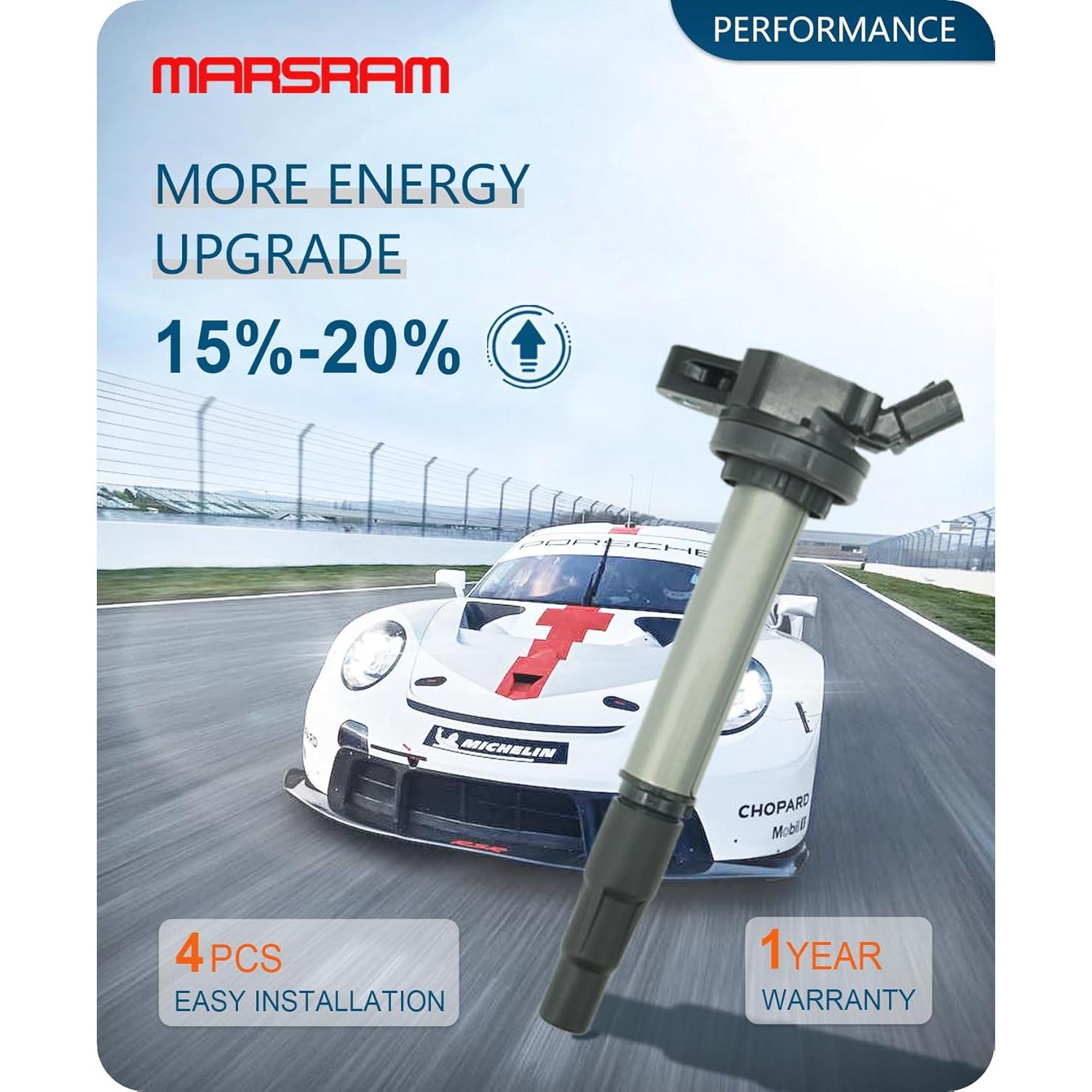 Bobina de Encendido Marsram UF596 para Toyota Corolla 2009-2017