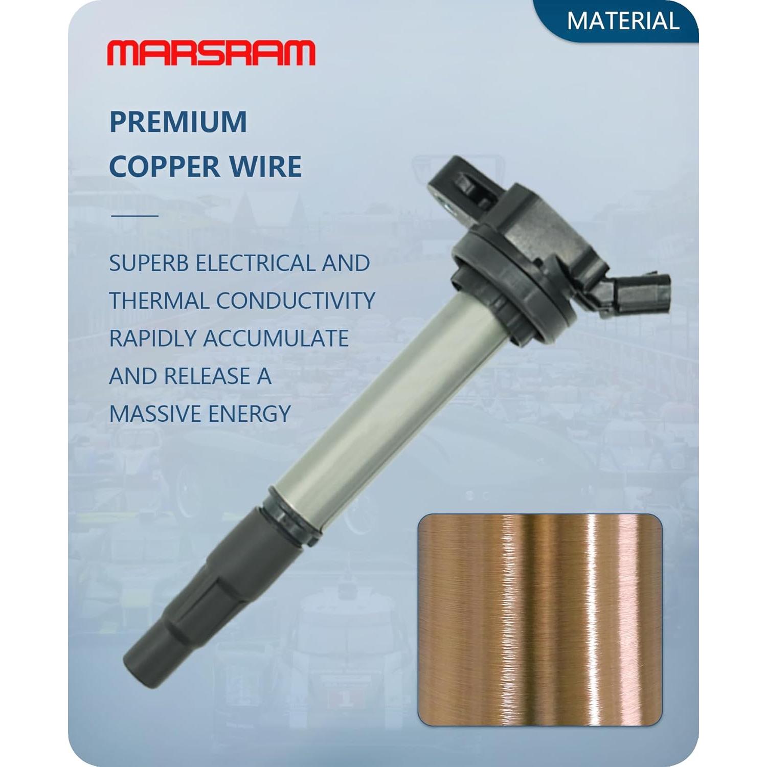 Bobina de Encendido Marsram UF596 para Toyota Corolla 2009-2017