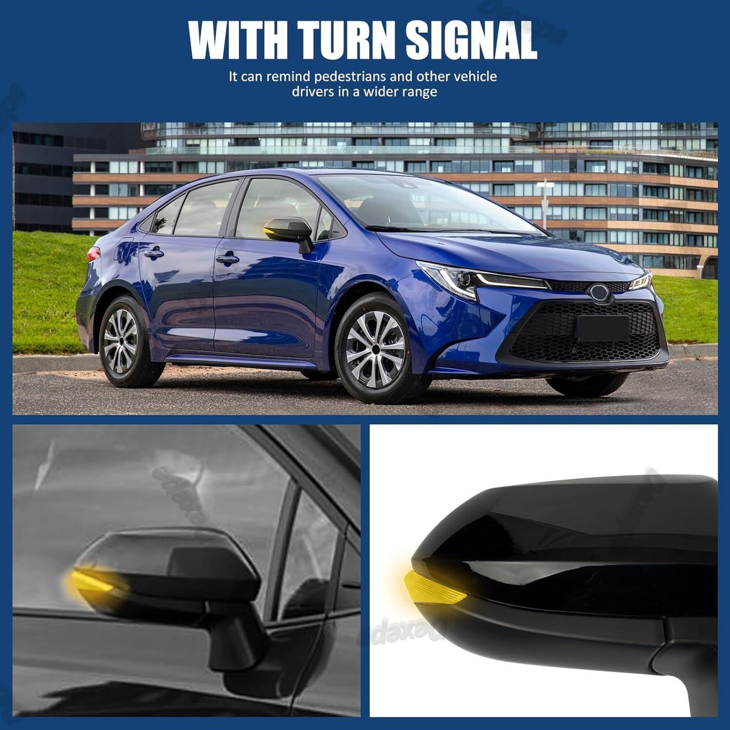 Espejo Lateral Derecho Calentado Dexepe Toyota Corolla 2020-2025